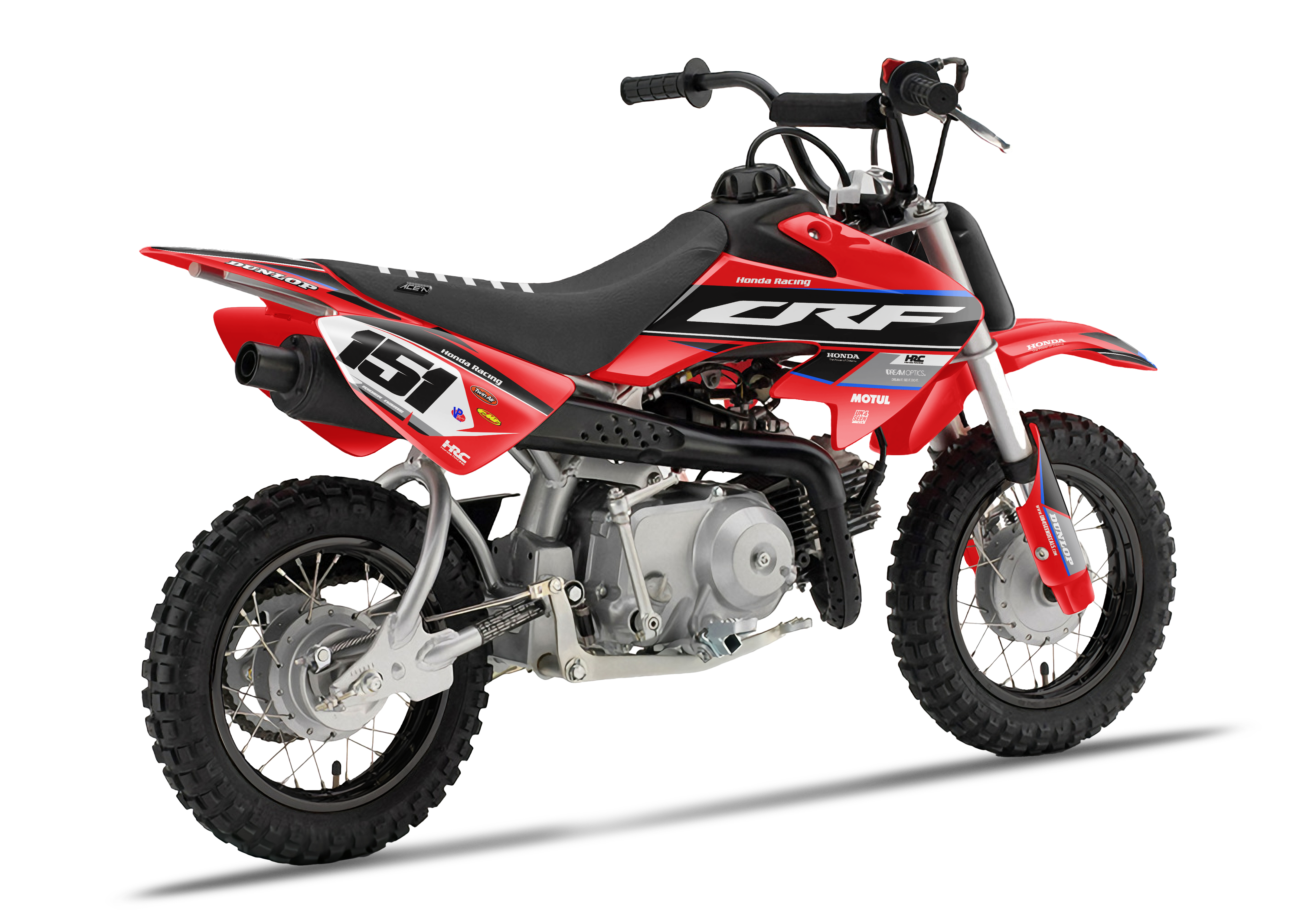 Crf50 Graphics Kit - Classic Red