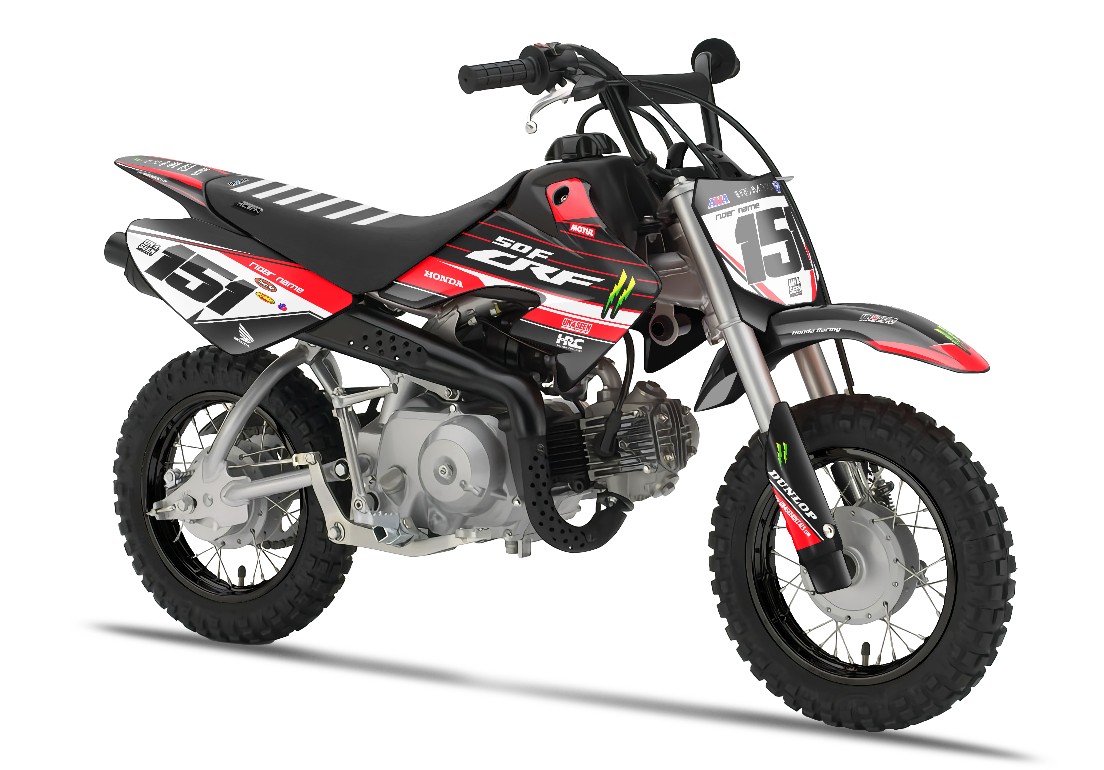 Crf50 Graphics Kit - Fork Red