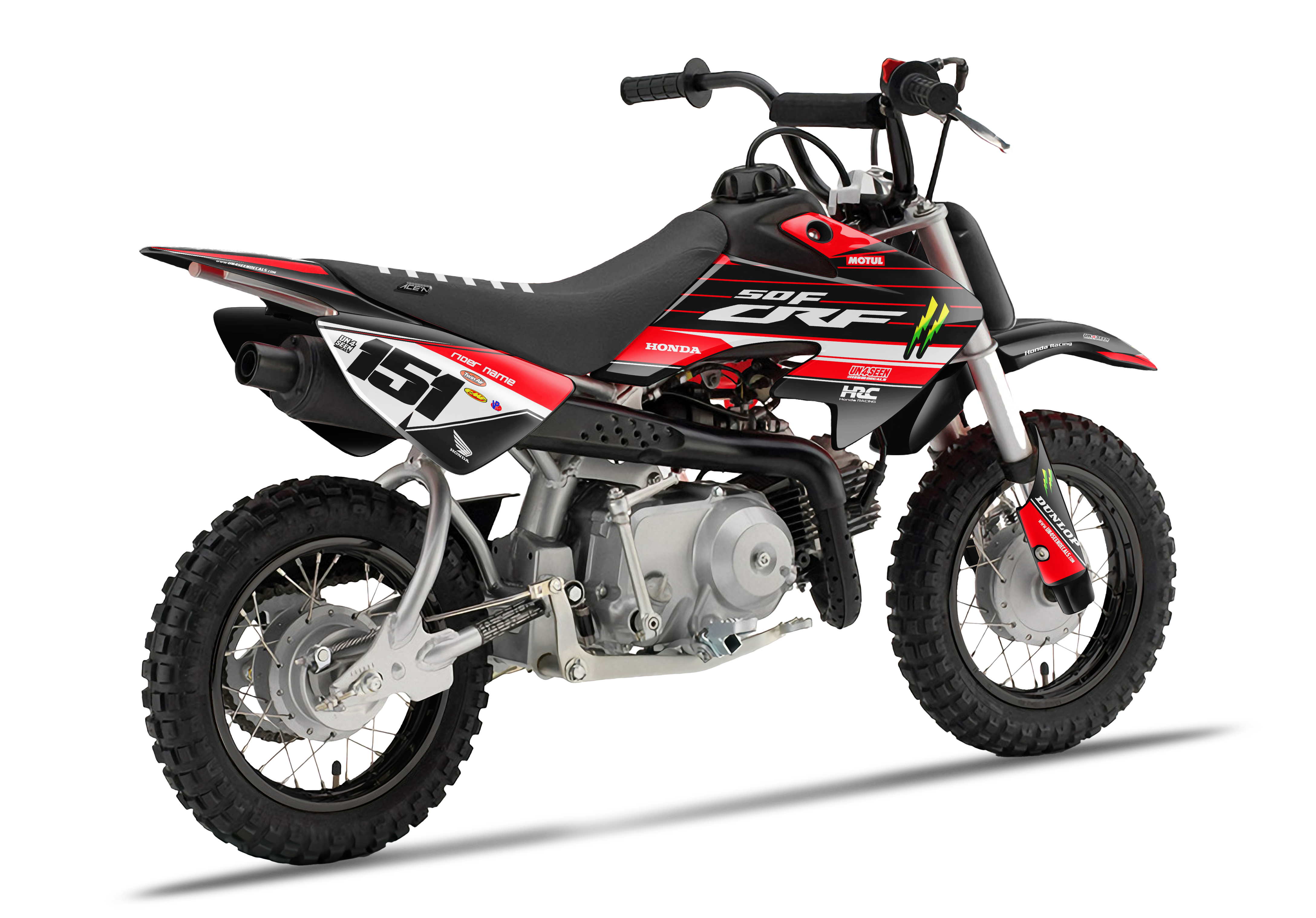 Crf50 Graphics Kit - Fork Red