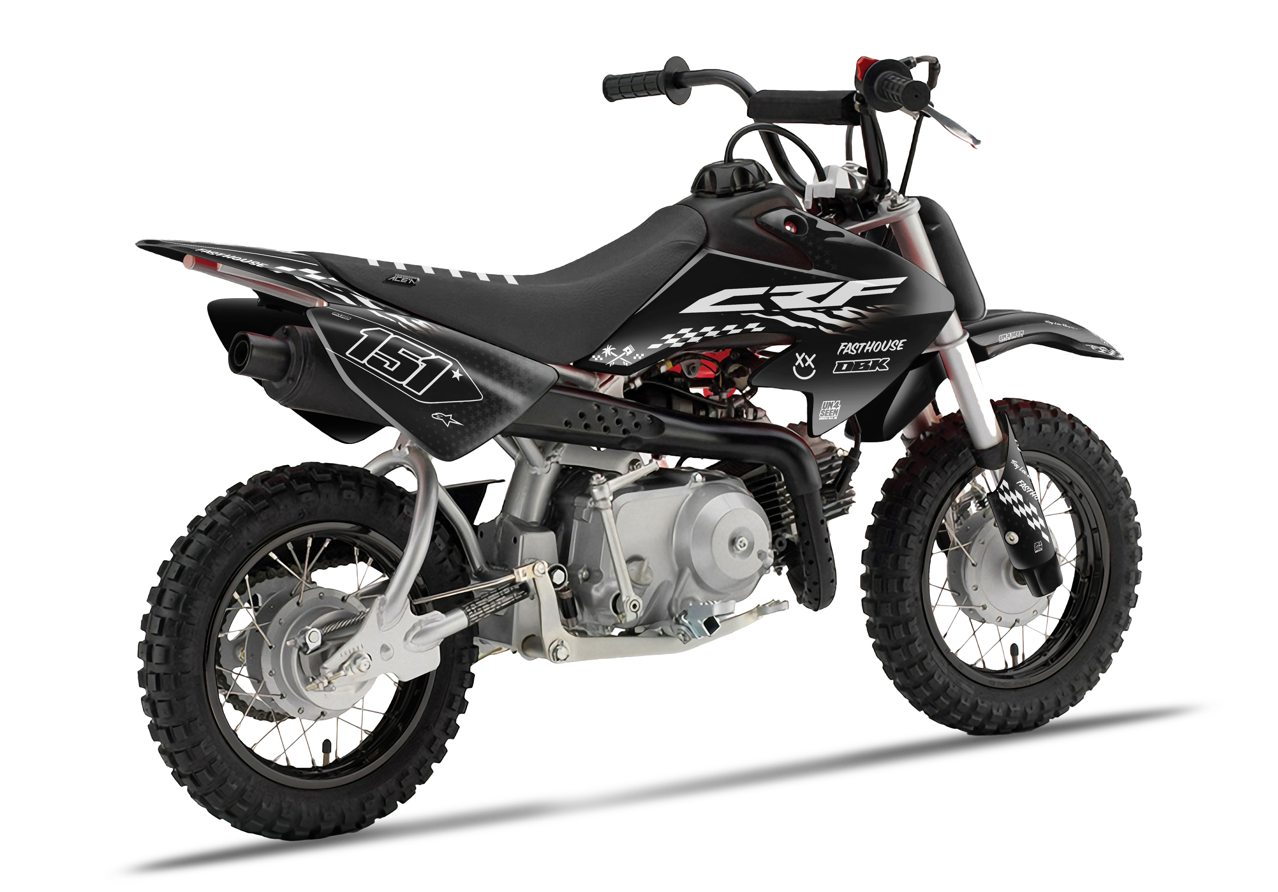Honda Crf50 Graphics Kit - Fasthouse