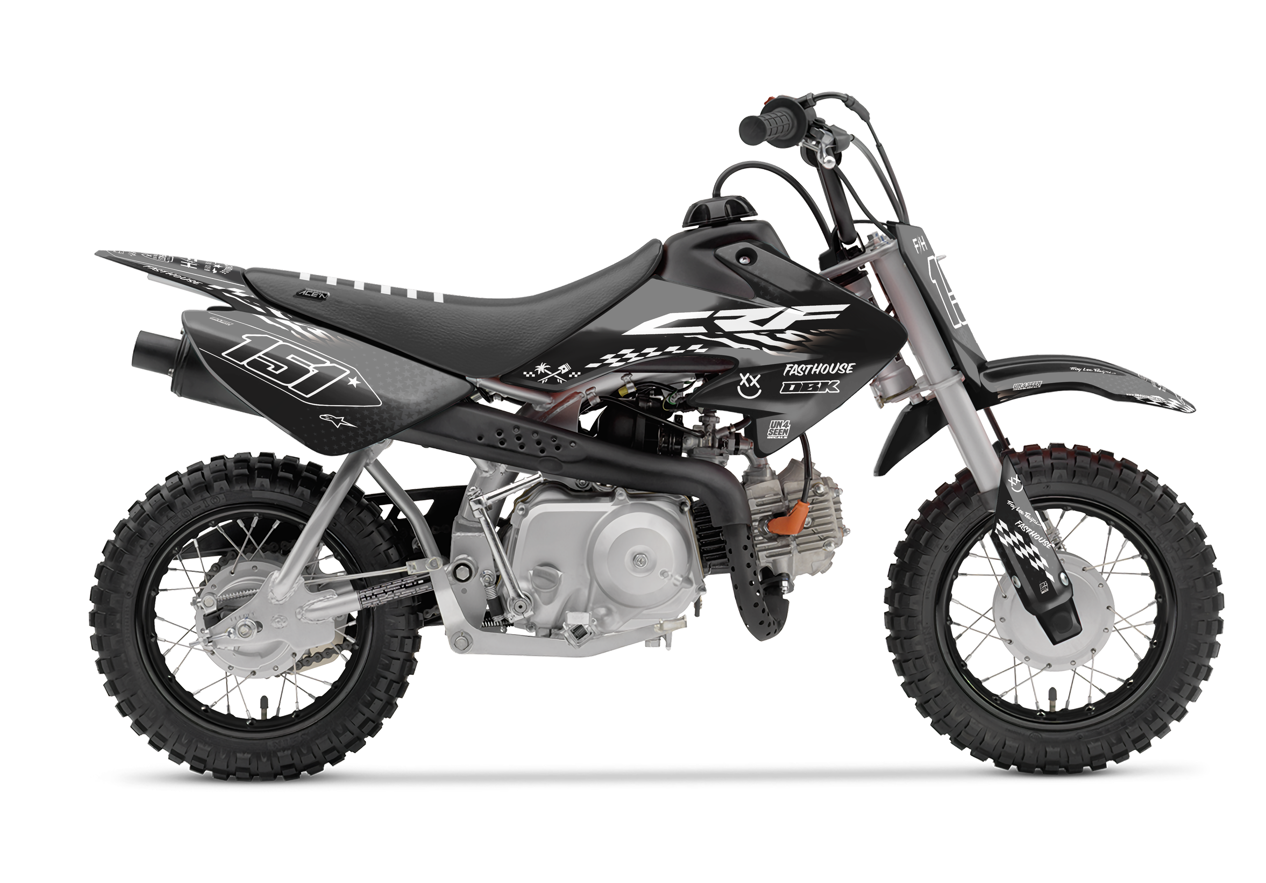 Honda Crf50 Graphics Kit - Fasthouse
