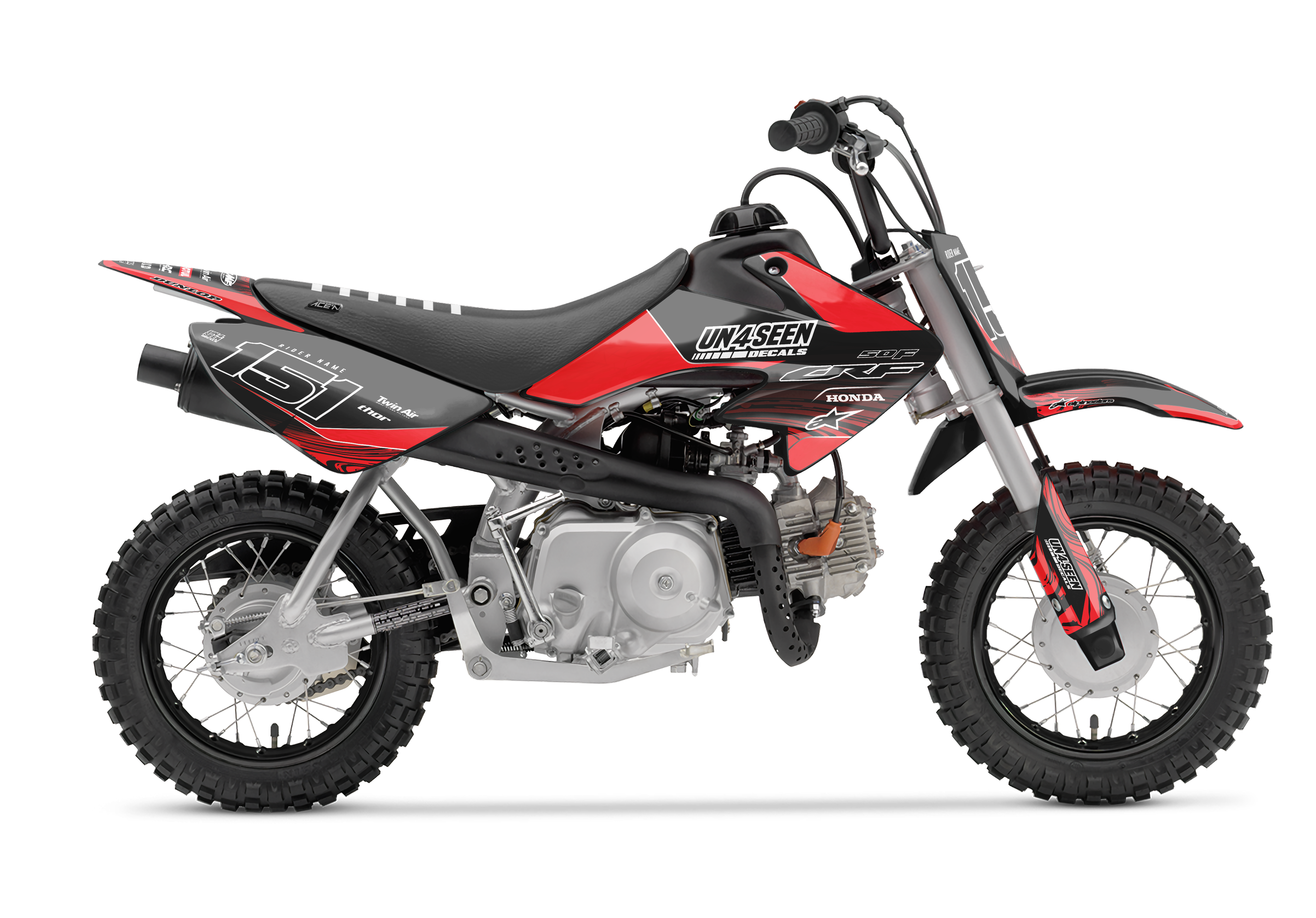 Honda Crf50 Graphics Kit - Whiz