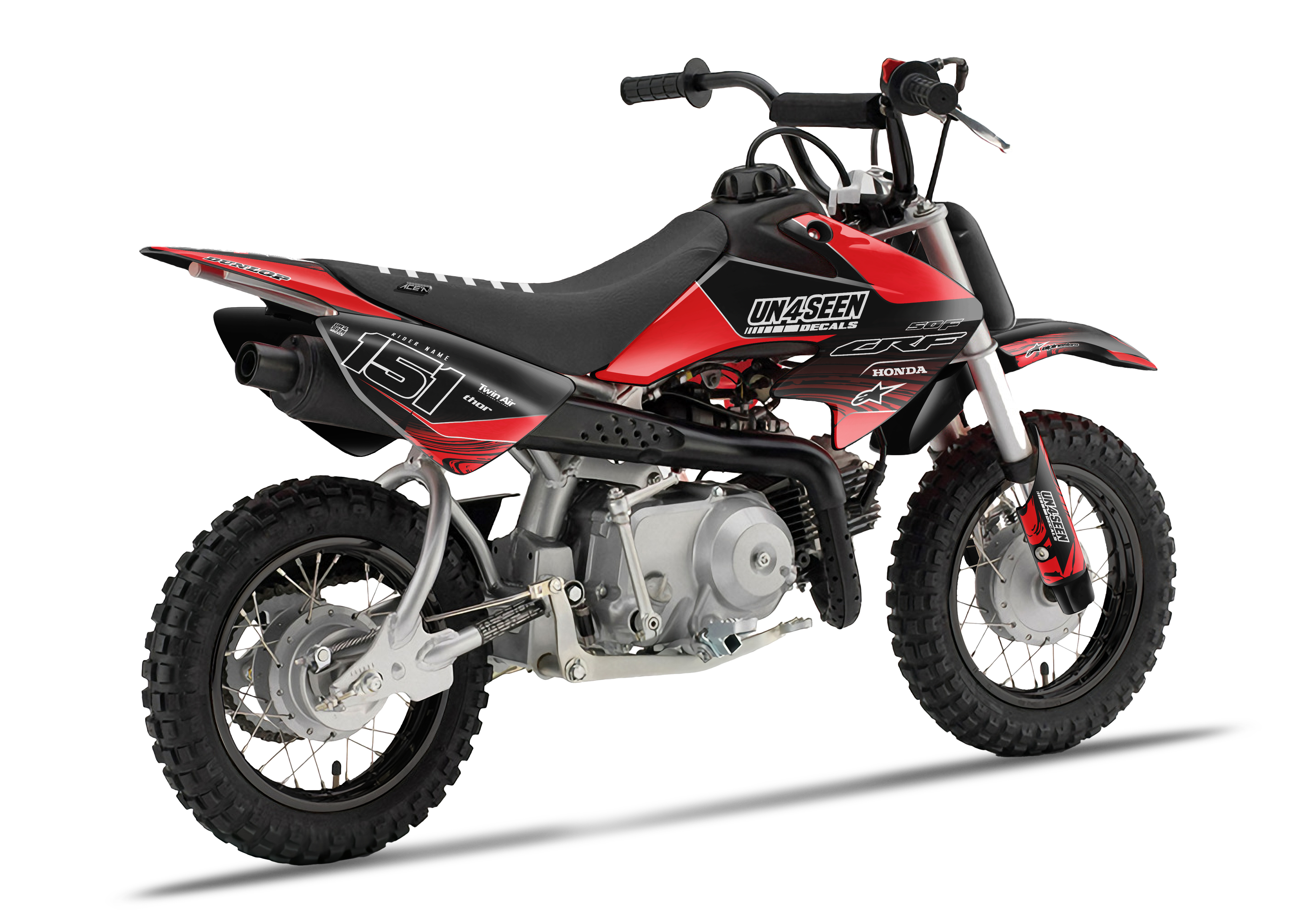 Honda Crf50 Graphics Kit - Whiz