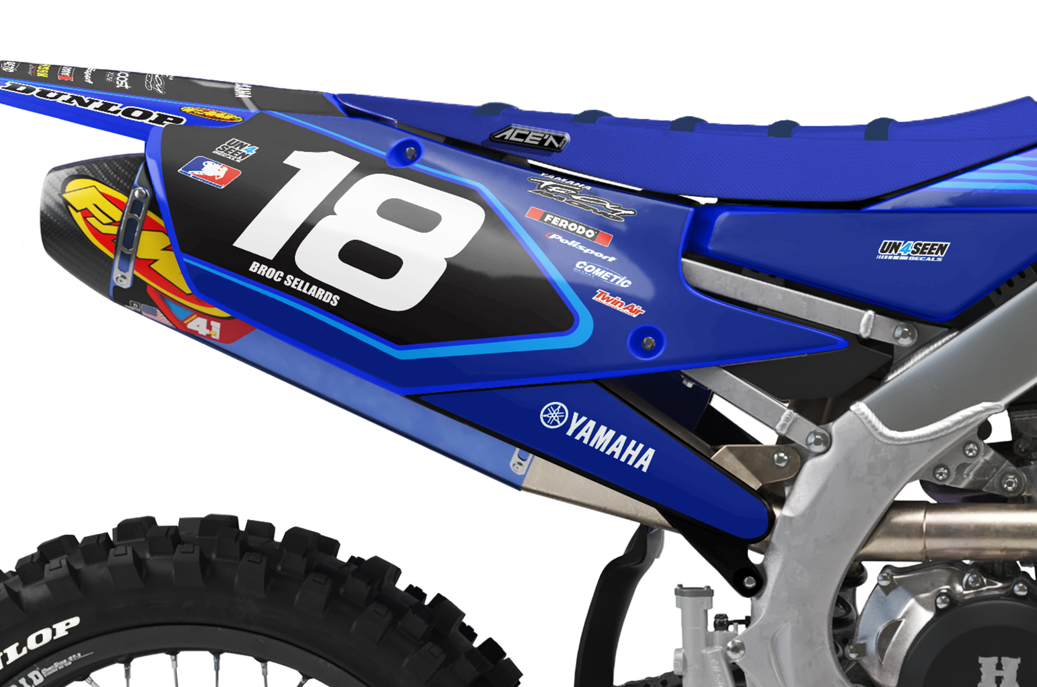 Yamaha Graphics Kit - Broc Sellards Replica