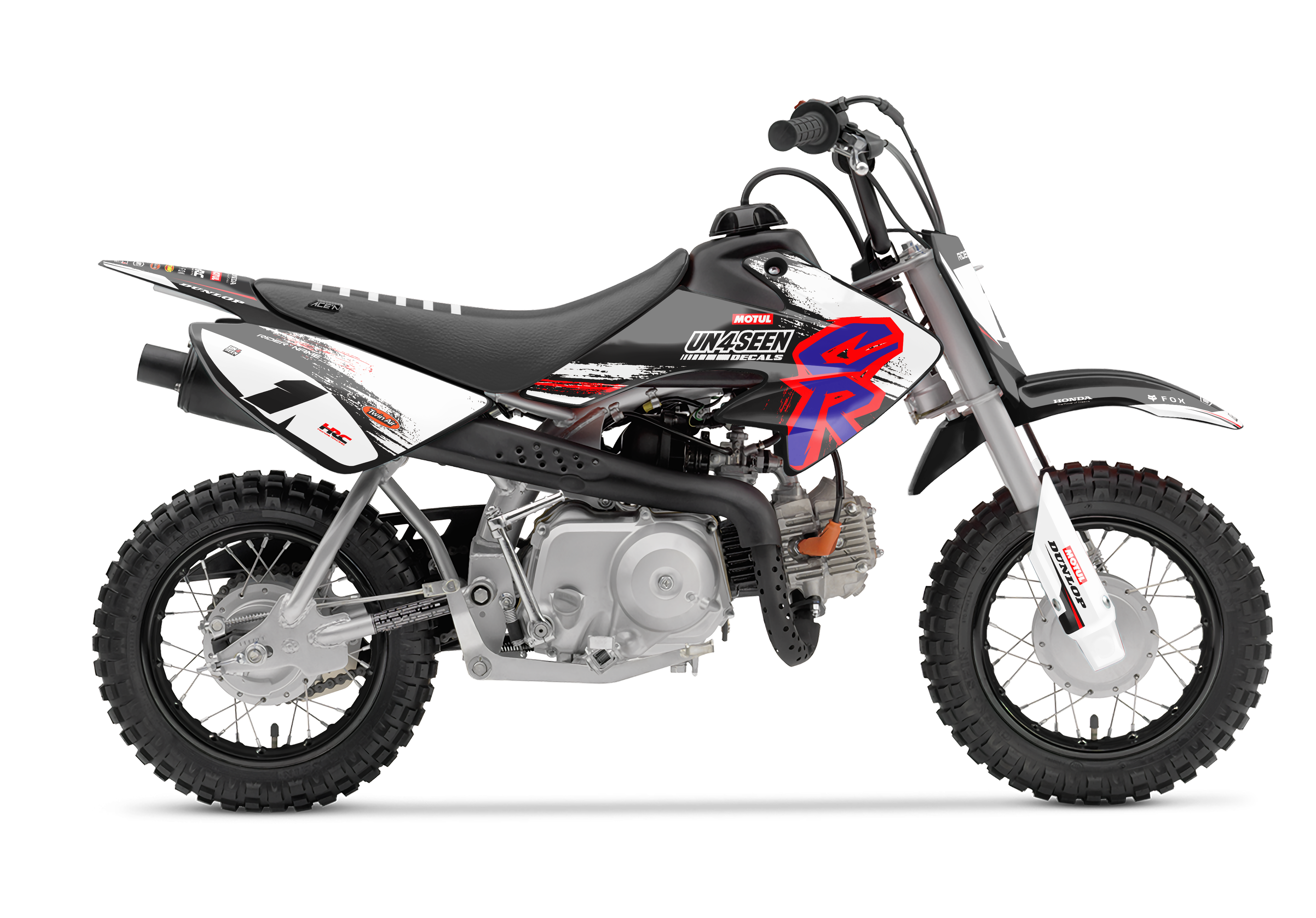 Crf50 Graphics Kit - Retro 94 Tweaked Purple