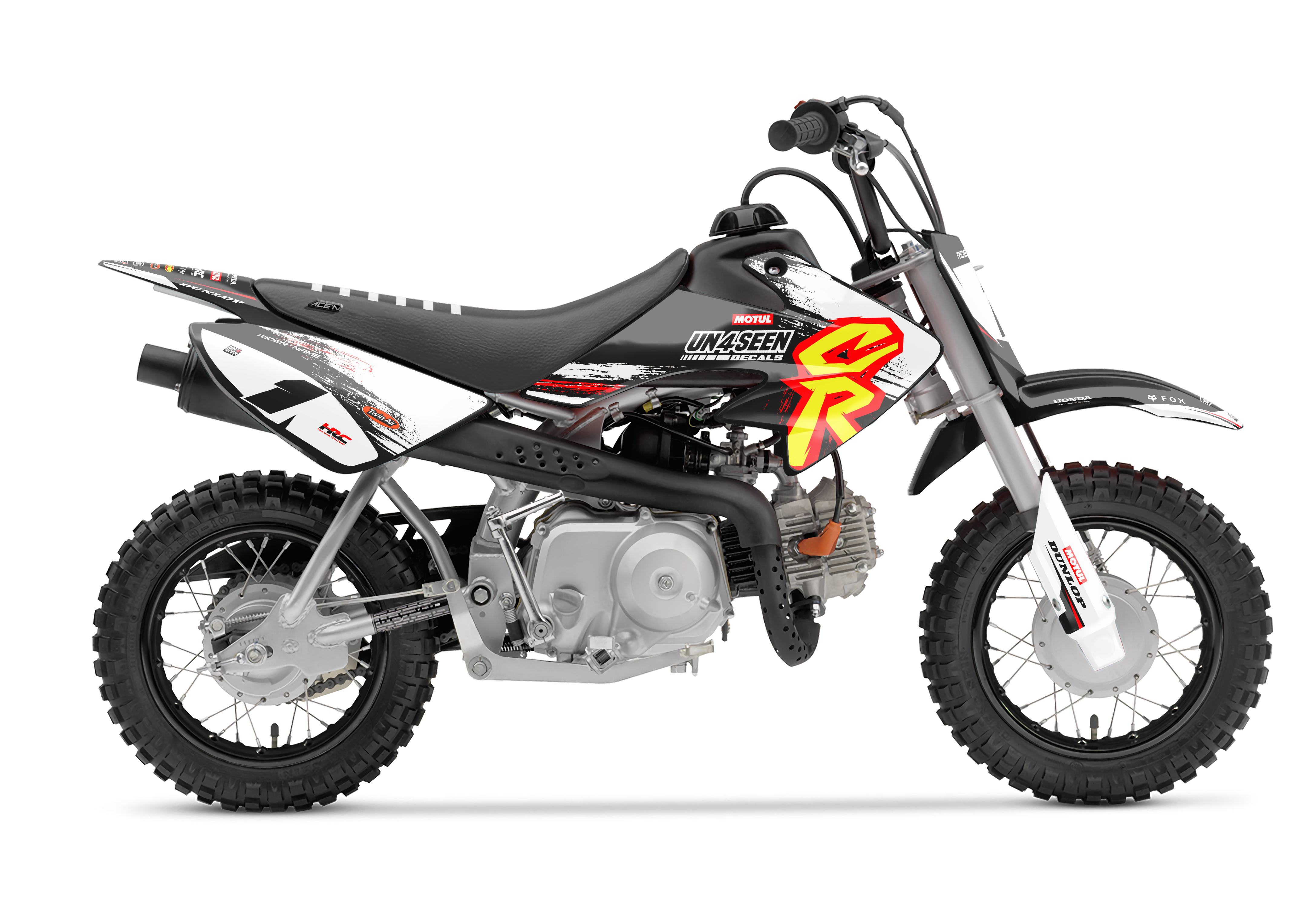 Crf50 Graphics Kit - Retro 94 Tweaked Yellow