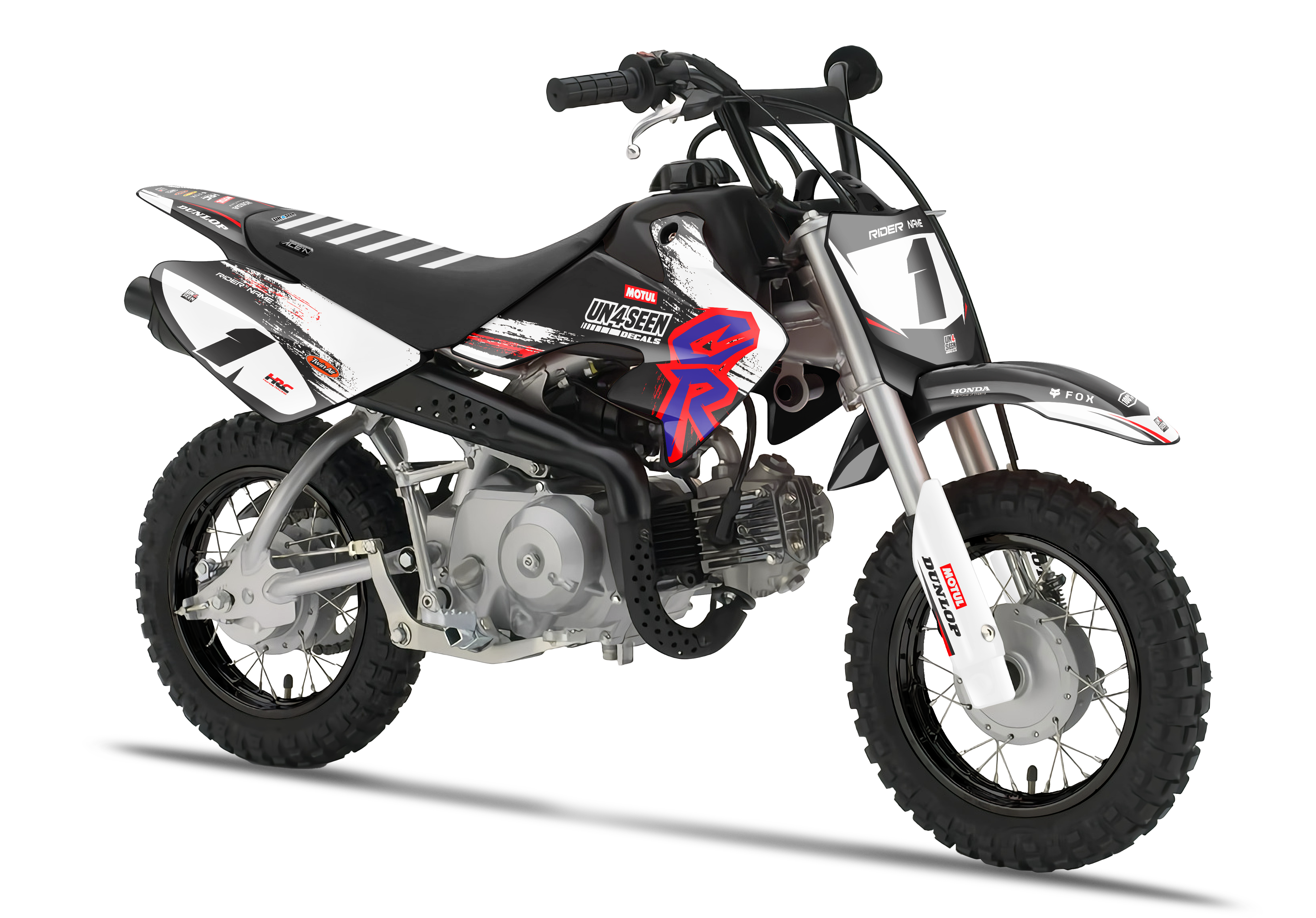 Crf50 Graphics Kit - Retro 94 Tweaked Purple