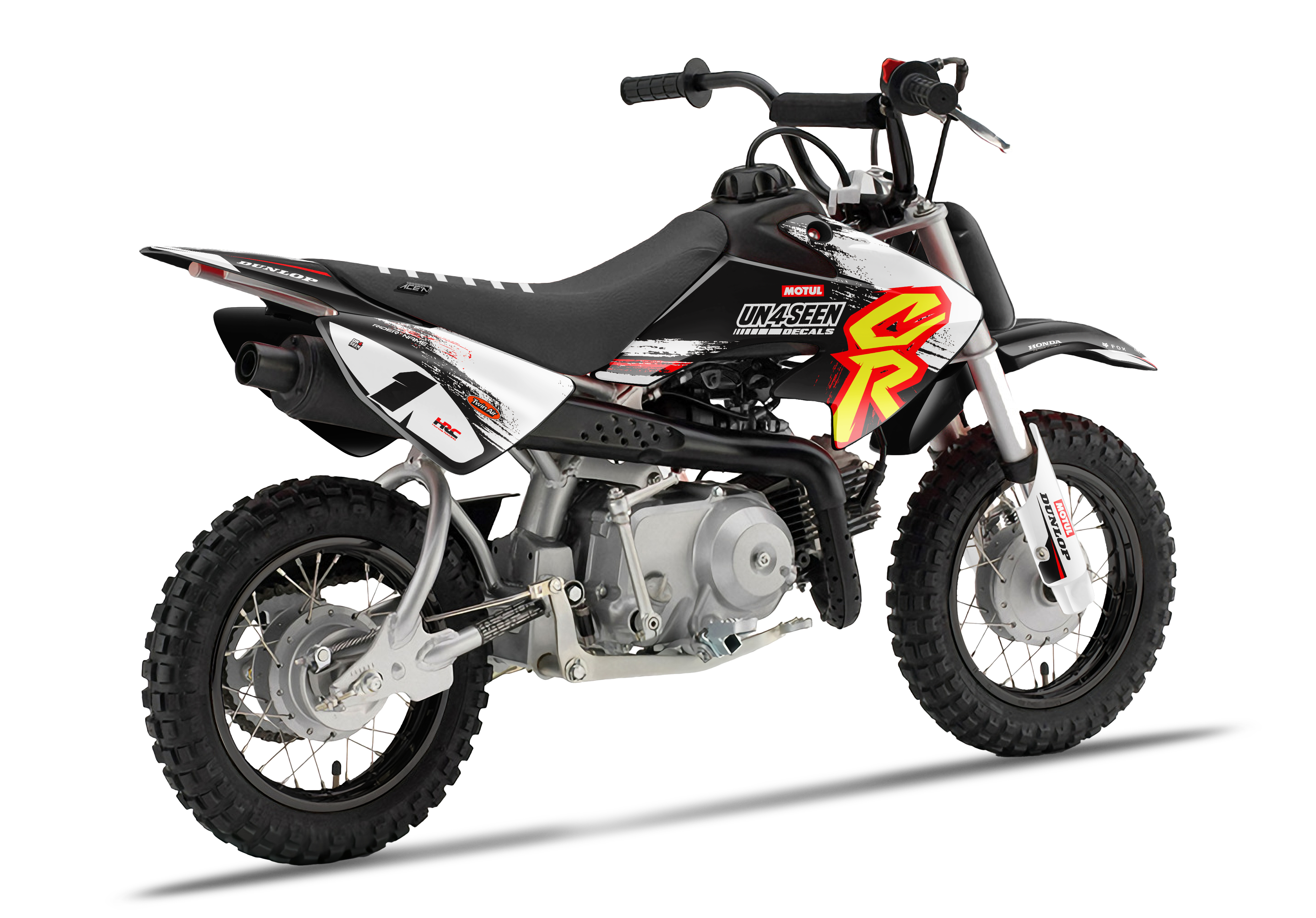 Crf50 Graphics Kit - Retro 94 Tweaked Yellow