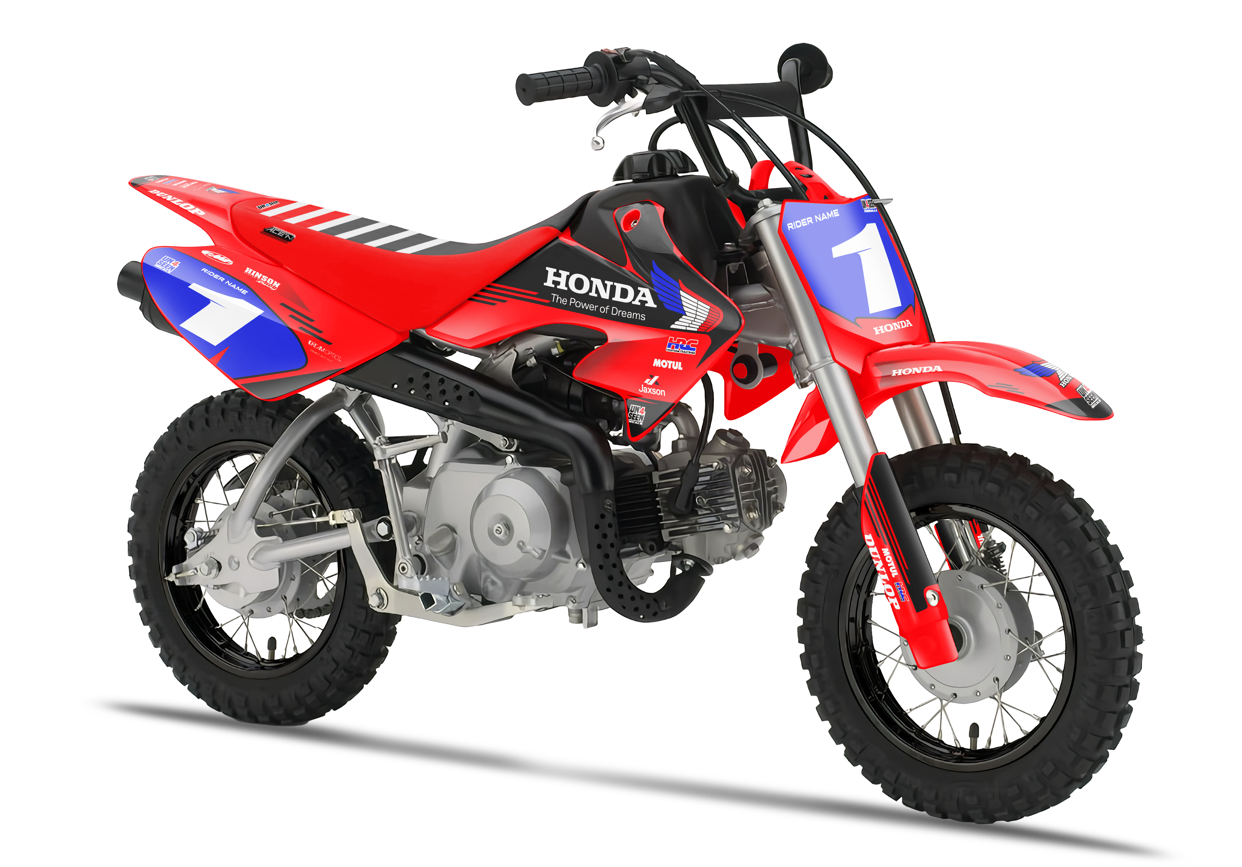 Crf50 Graphics Kit - Retro Wing