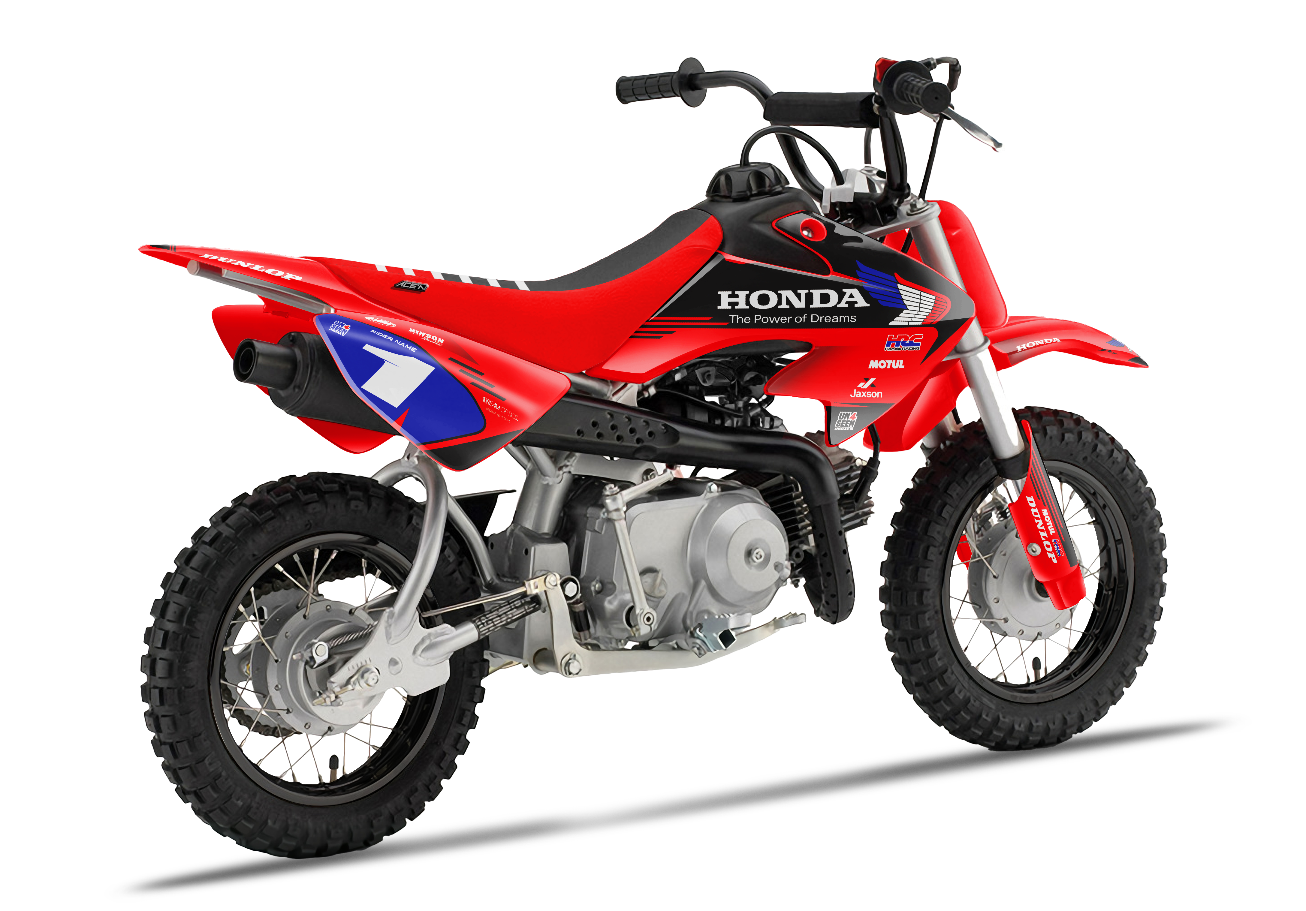Crf50 Graphics Kit - Retro Wing