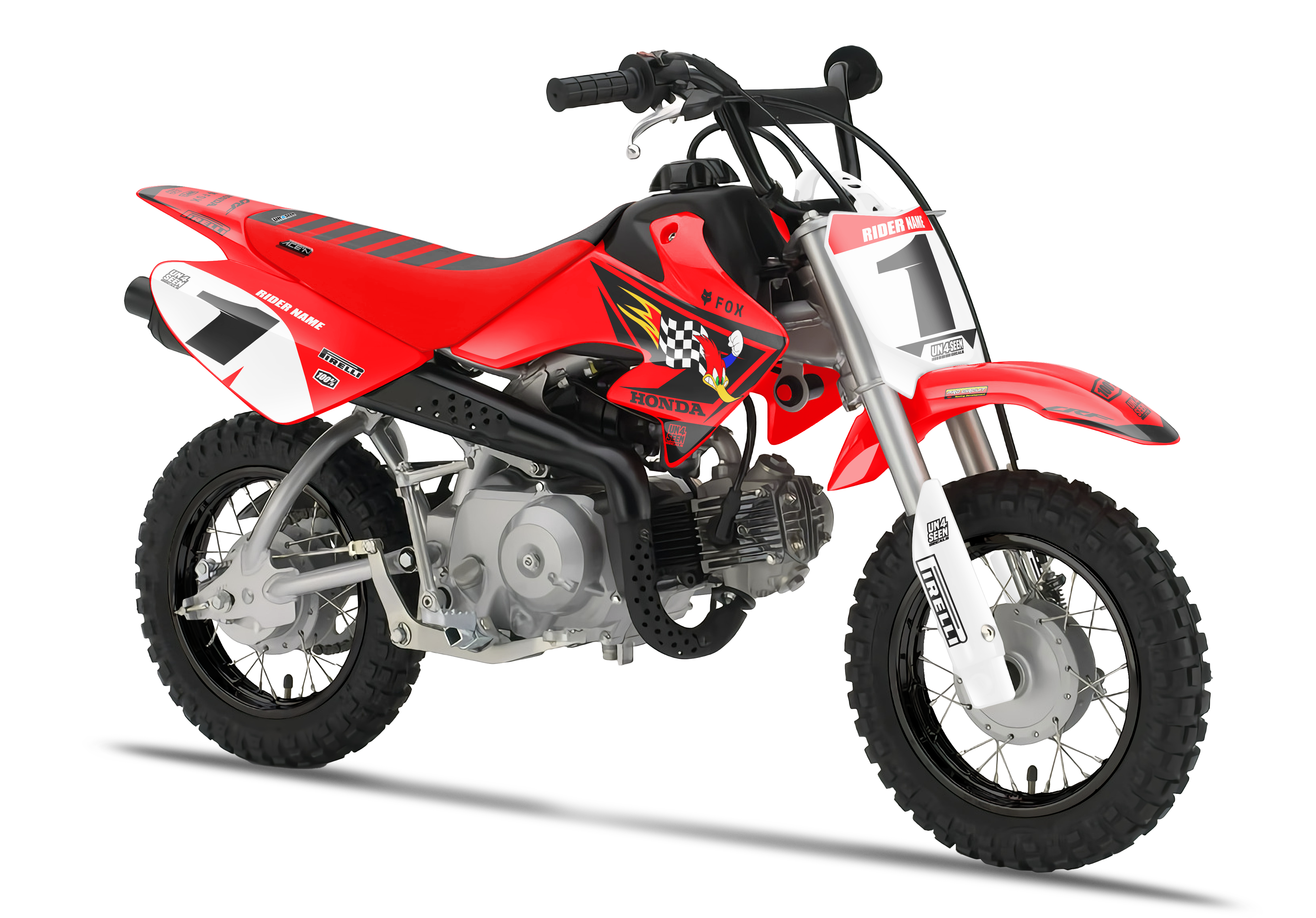 Crf50 Graphics Kit - Woody Whoopsies