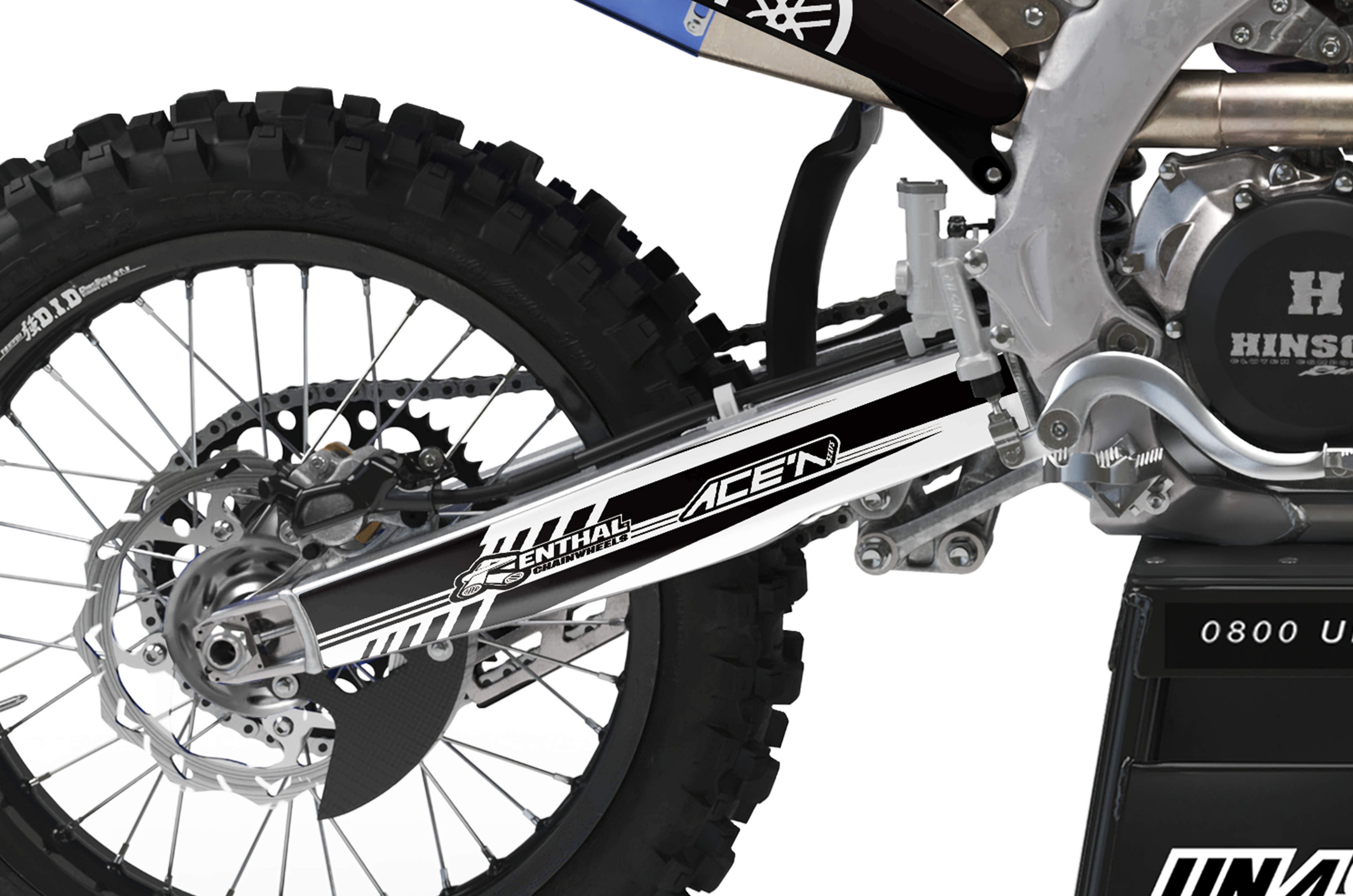 Yamaha Graphics Kit - Camo Blackout Cyan