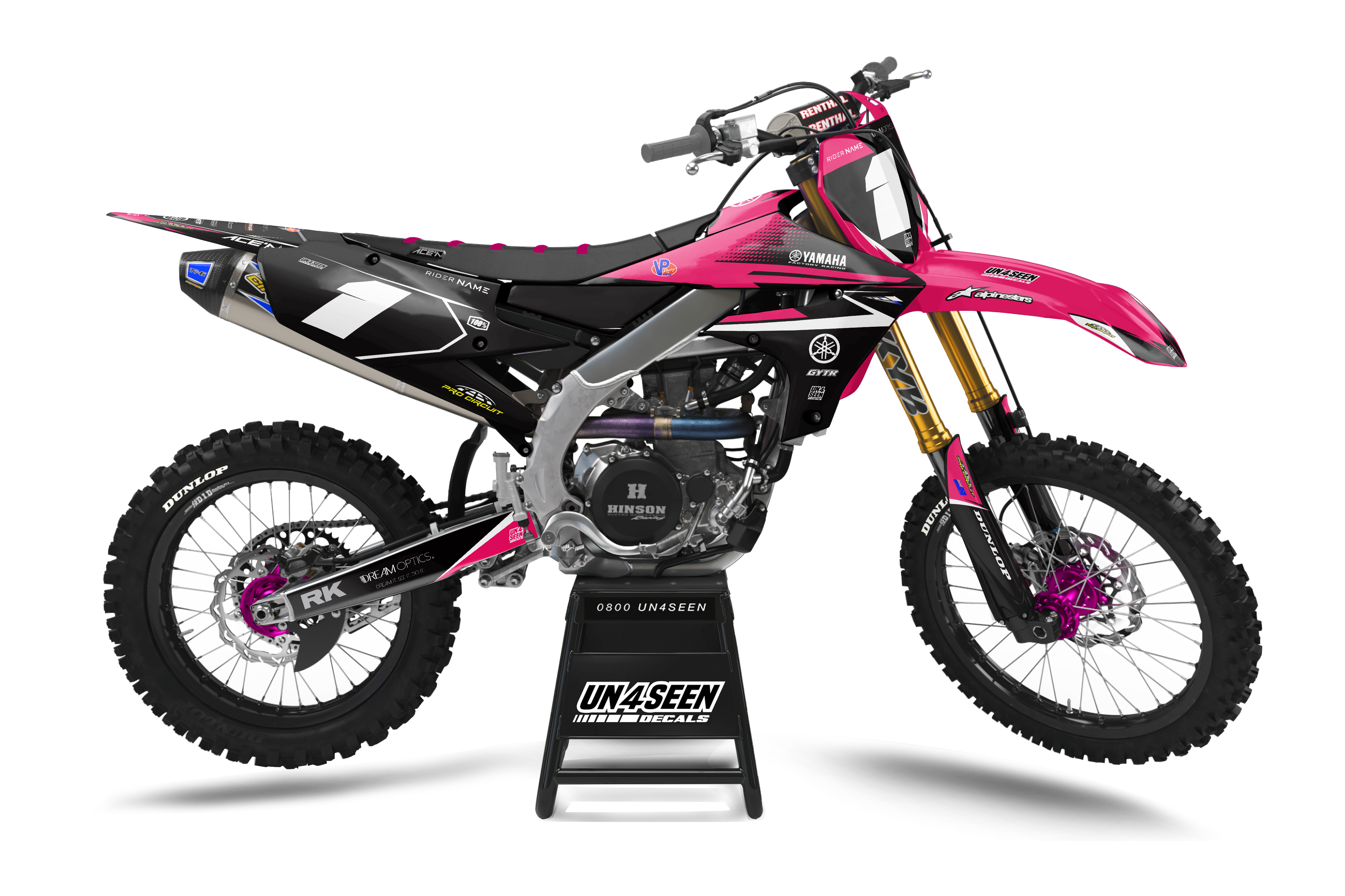 Yamaha Graphics Kit - Abide Pink