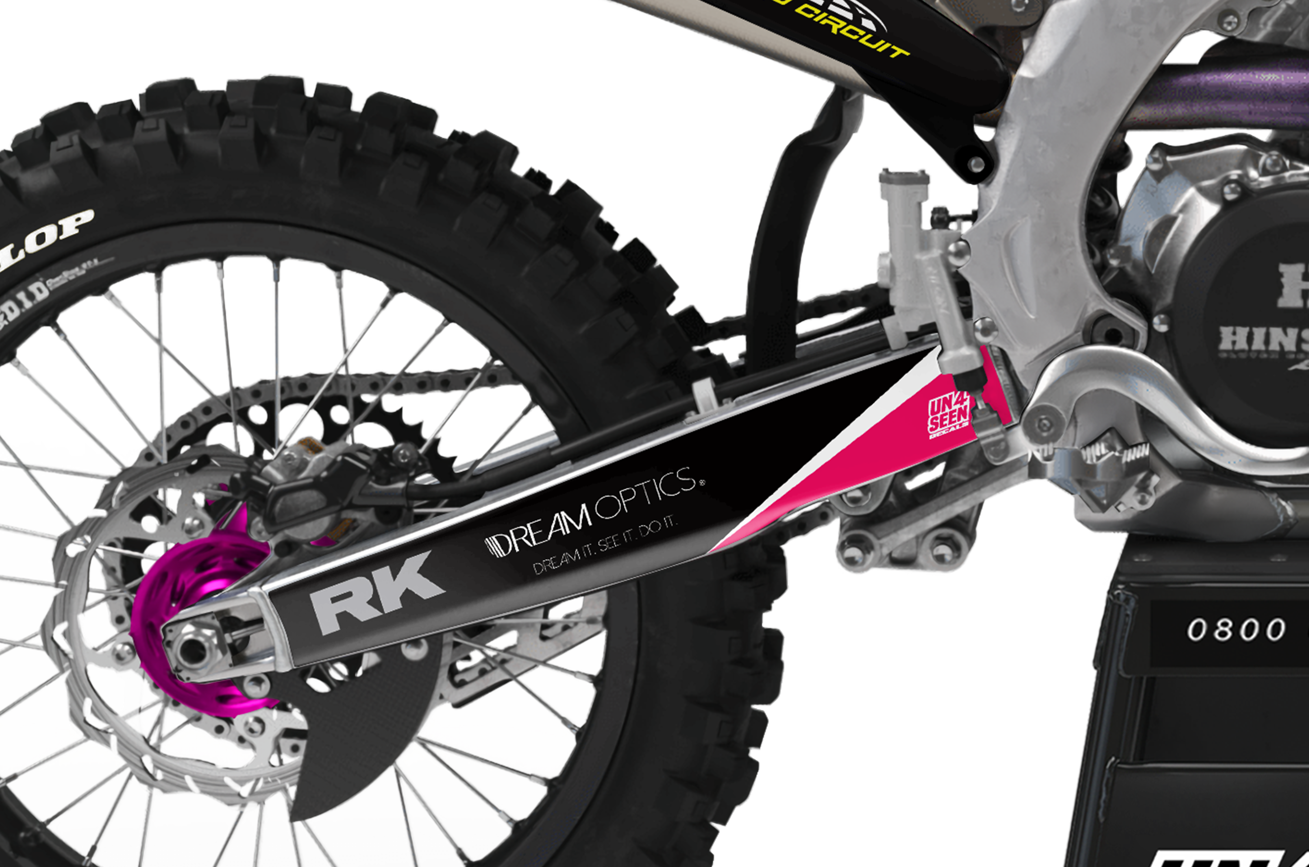 Yamaha Graphics Kit - Abide Pink