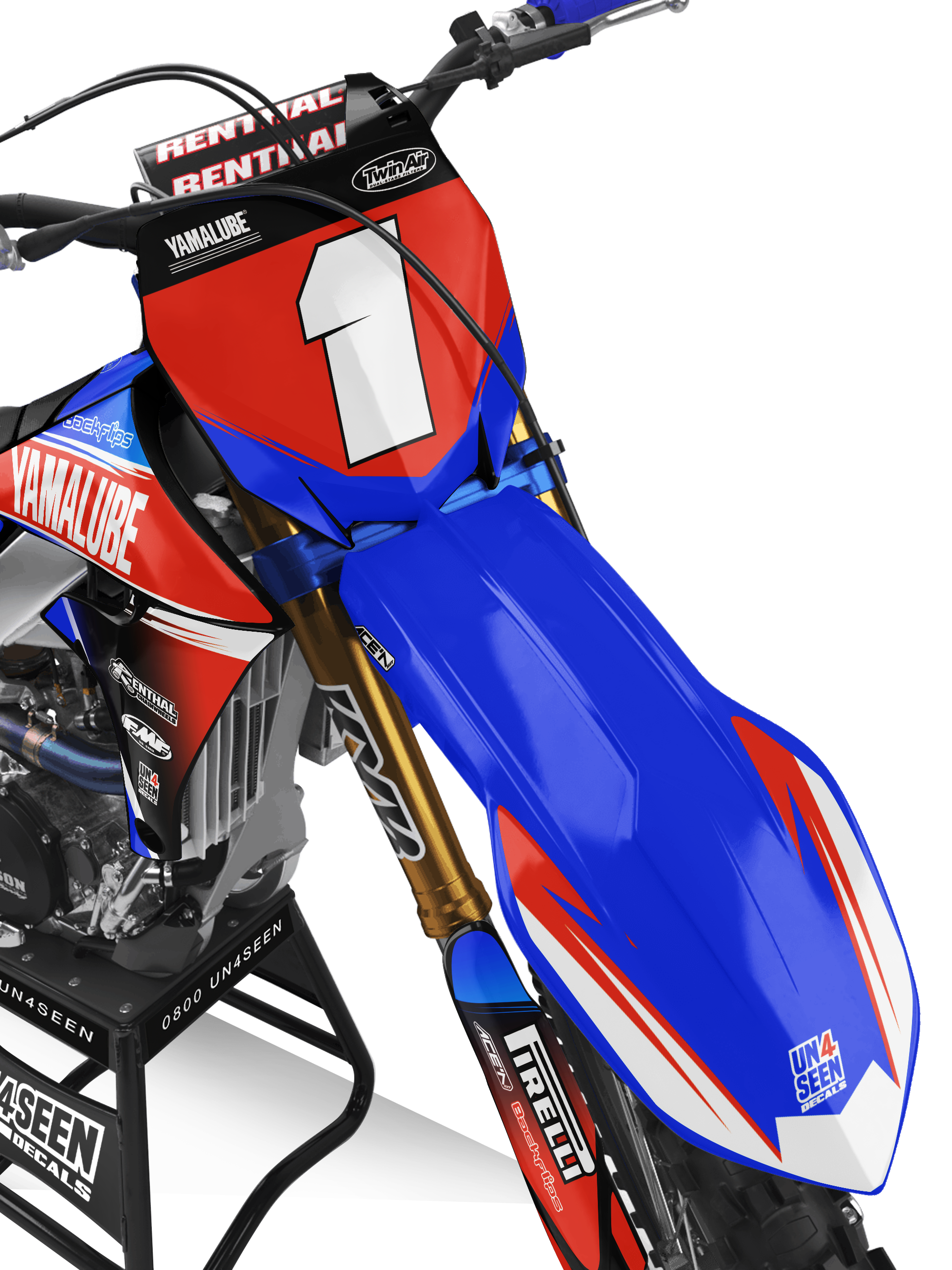 Yamaha Graphics Kit - Yamalube Red