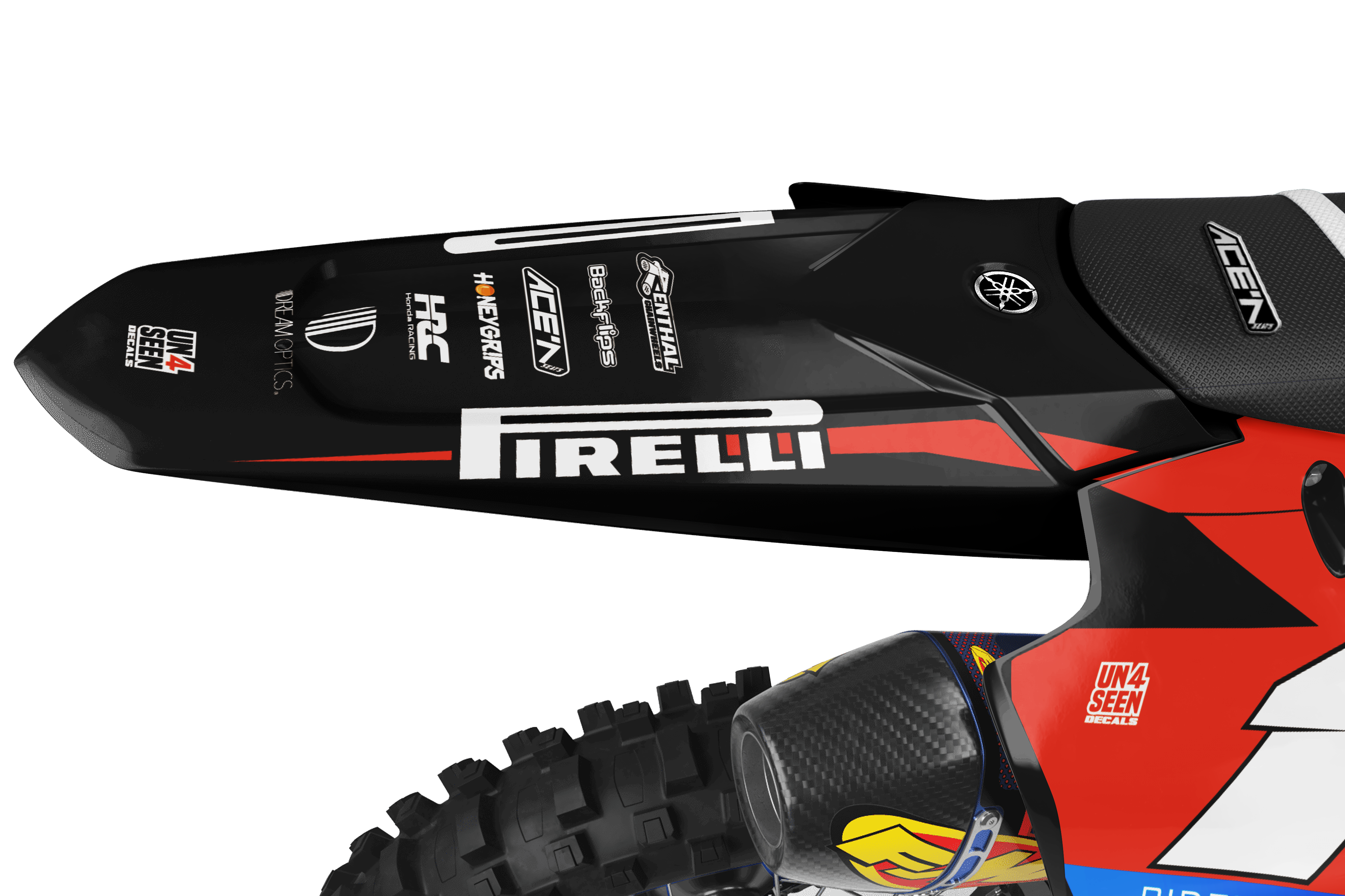 Yamaha Graphics Kit - Yamalube Red