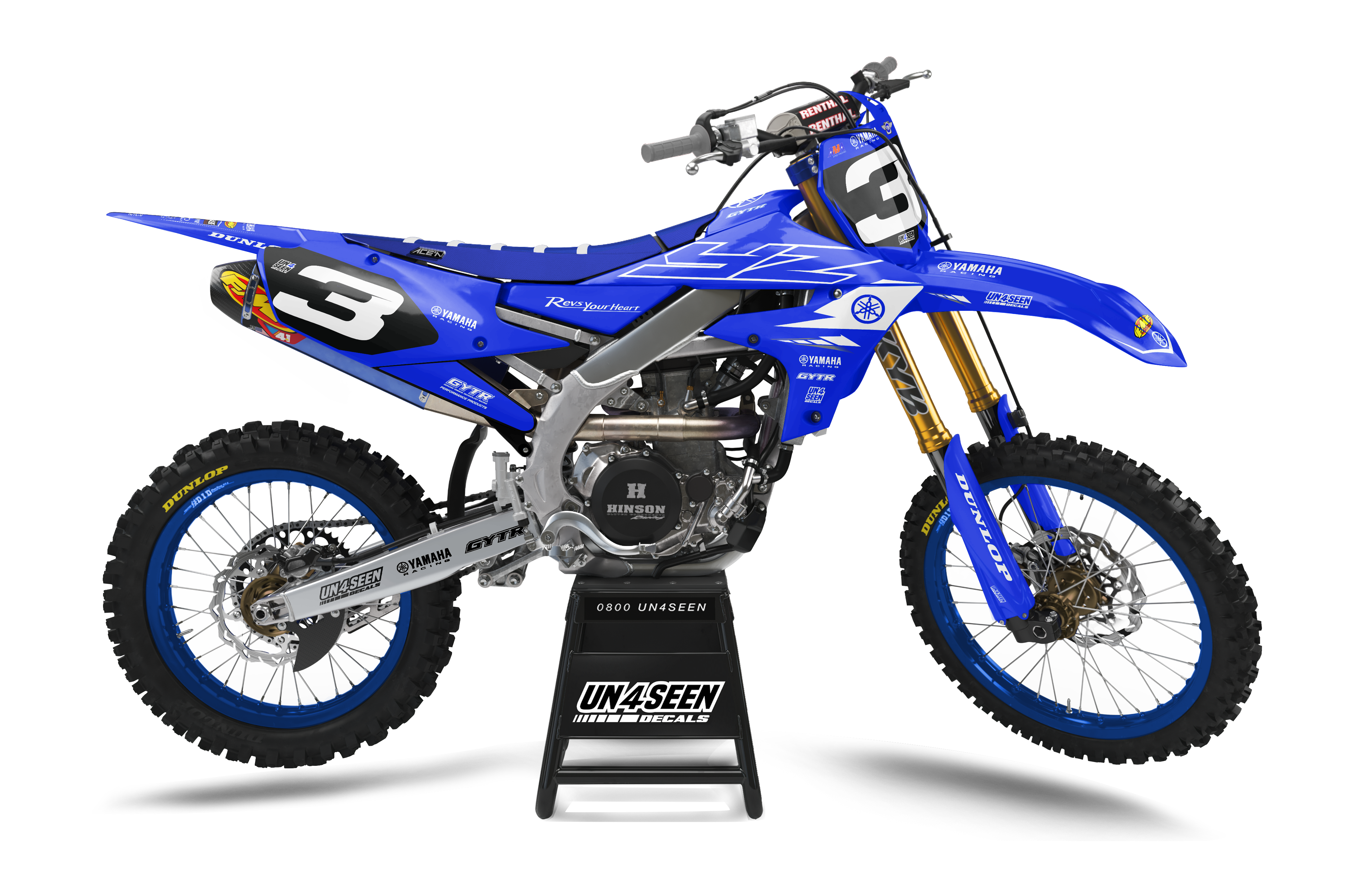 Yamaha Graphics Kit - Cela Blue