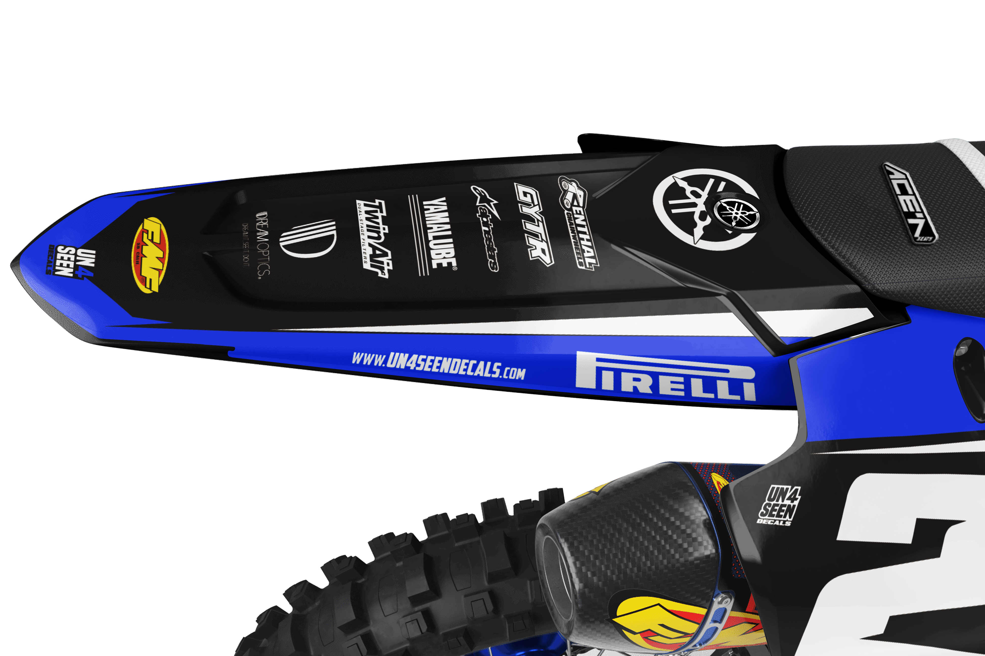 Yamaha Graphics Kit - Reflex Blue