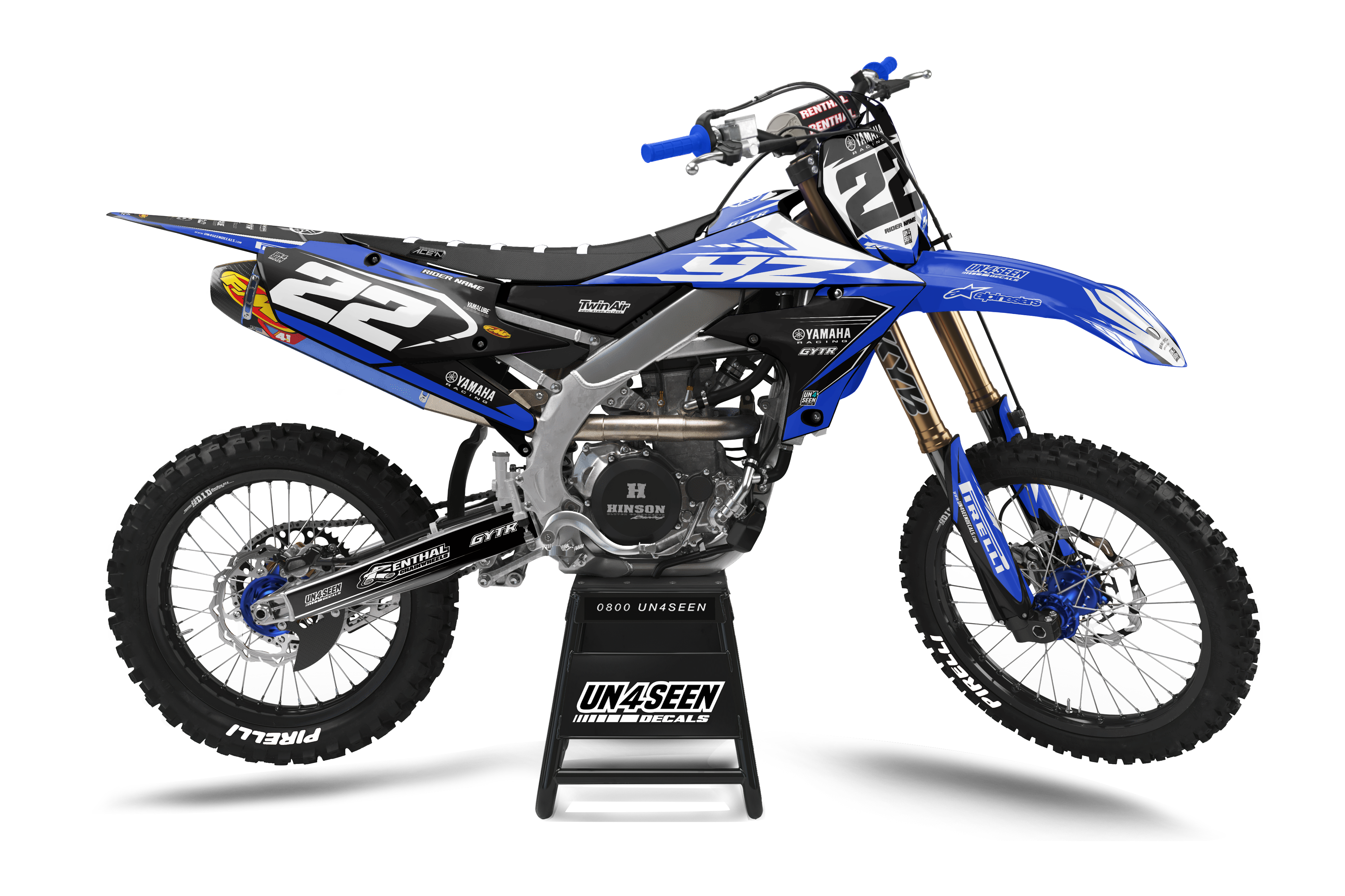 Yamaha Graphics Kit - Reflex Blue