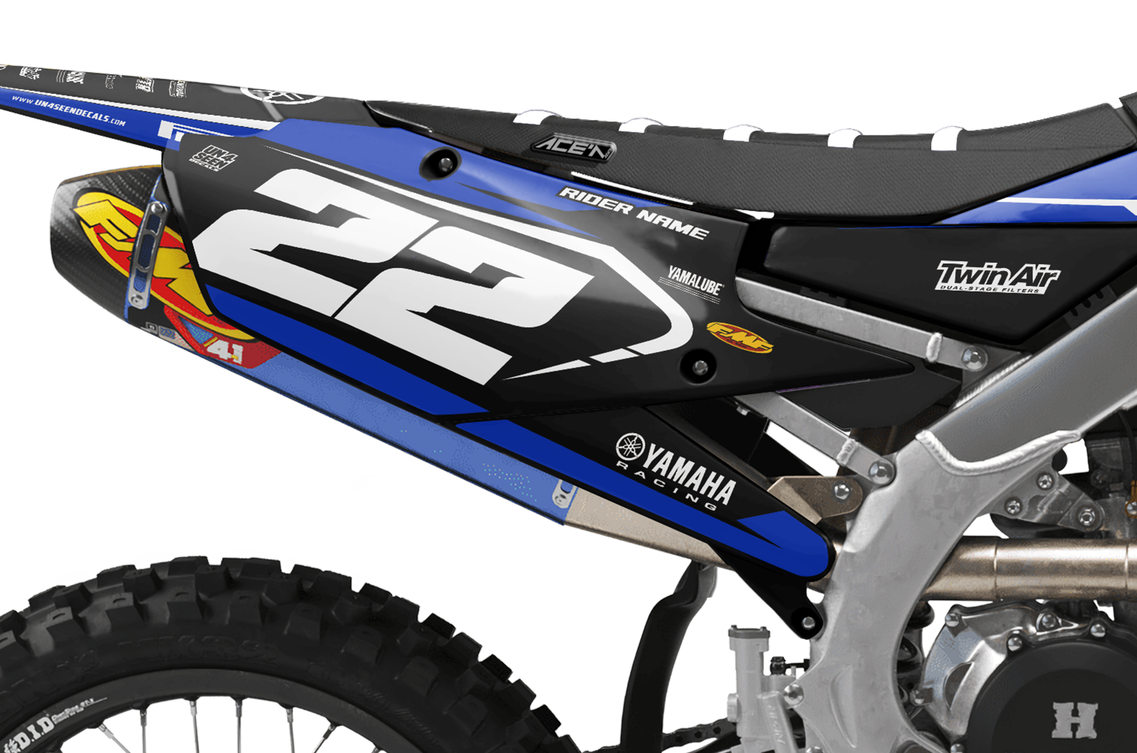 Yamaha Graphics Kit - Reflex Blue