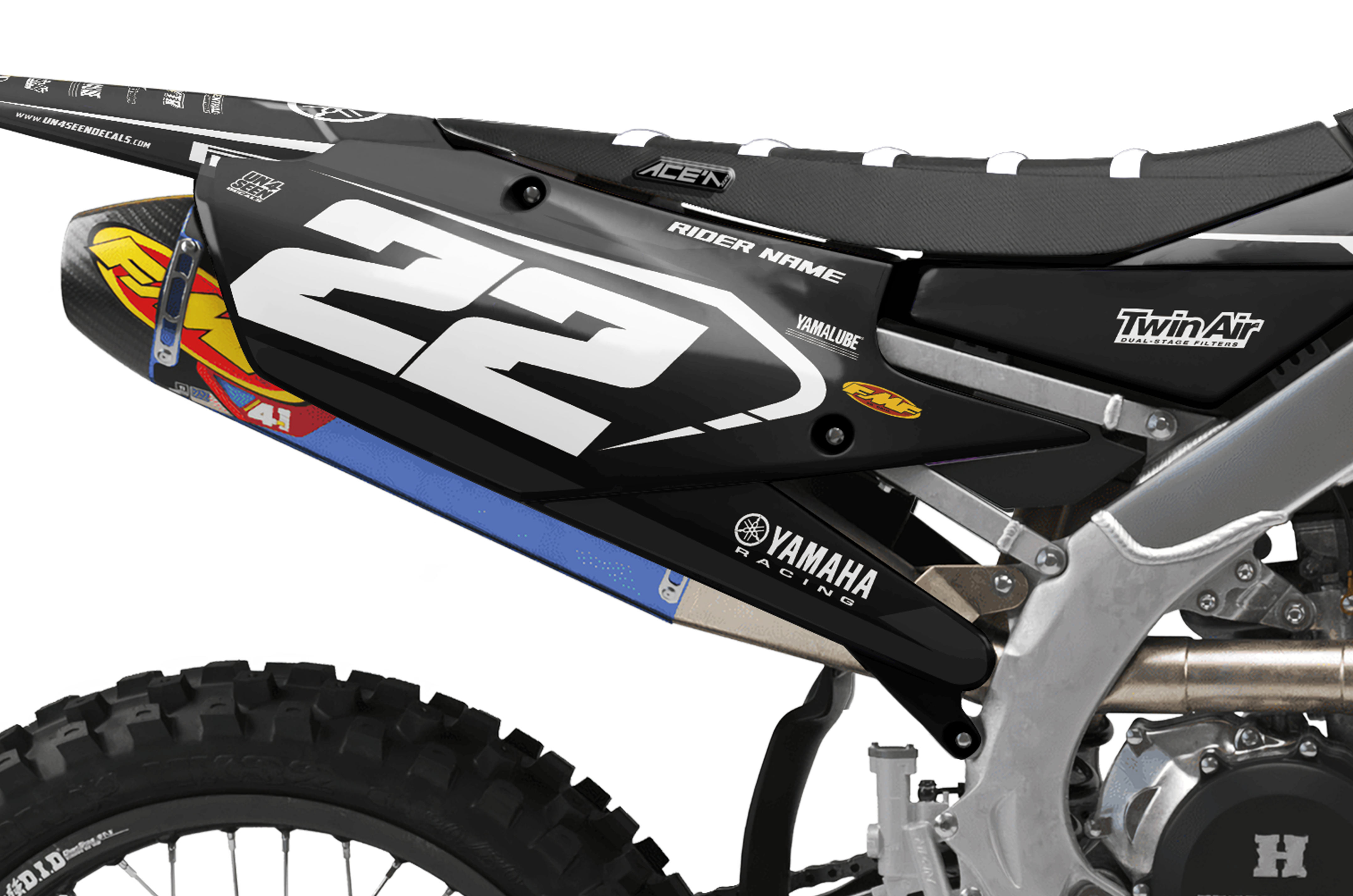Yamaha Graphics Kit - Reflex Black