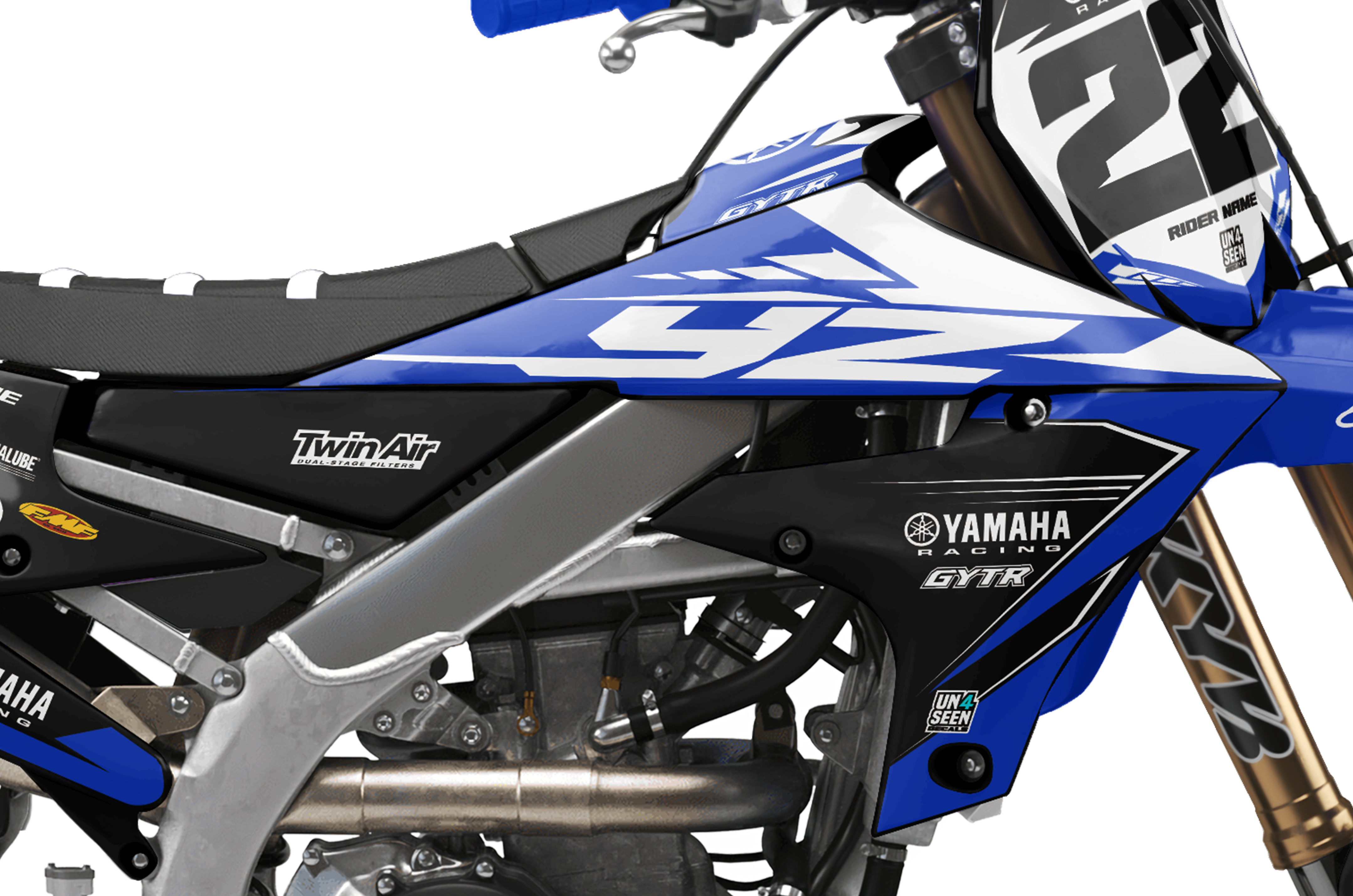 Yamaha Graphics Kit - Reflex Blue