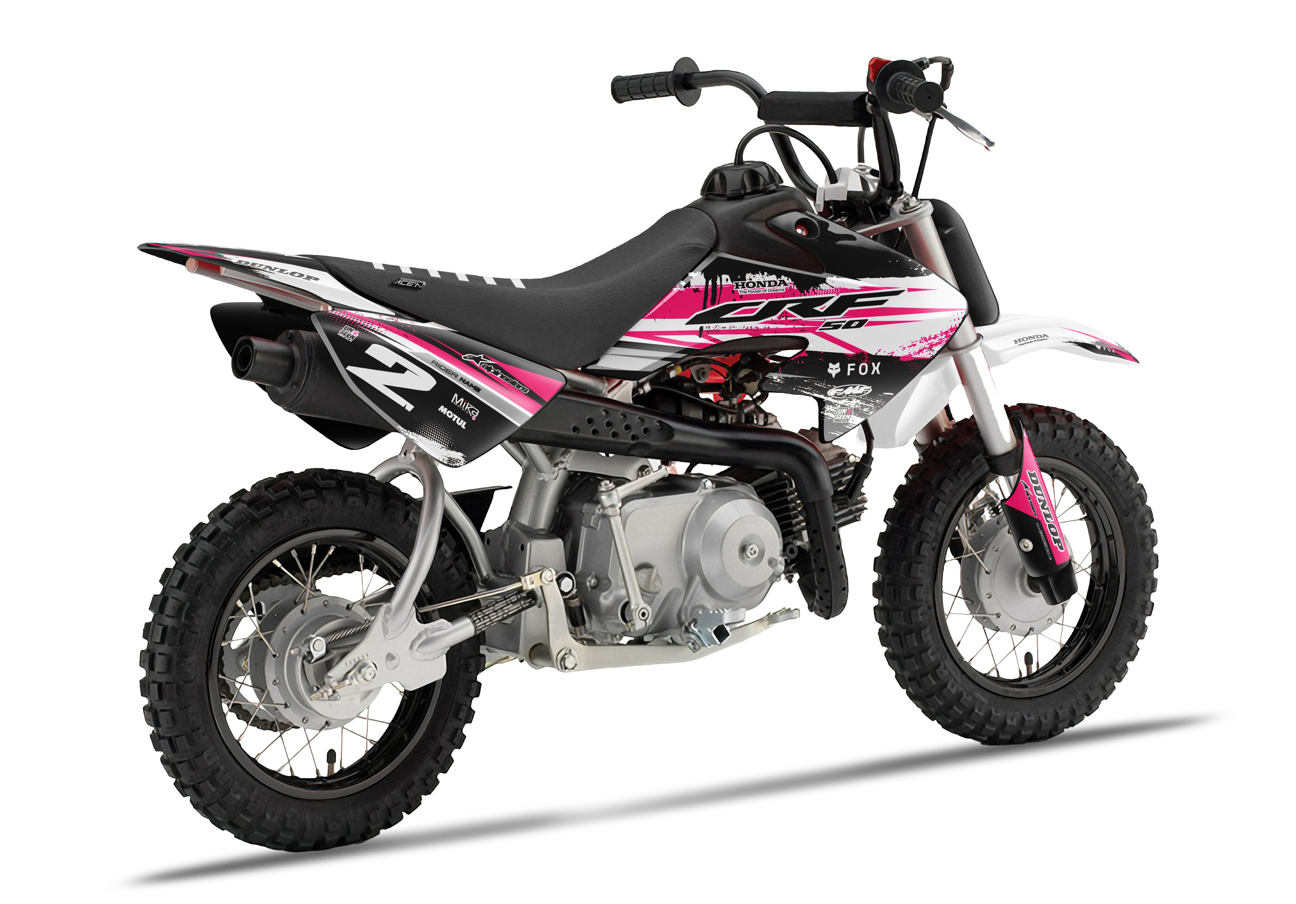 Crf50 Graphics Kit - Conduct Pink