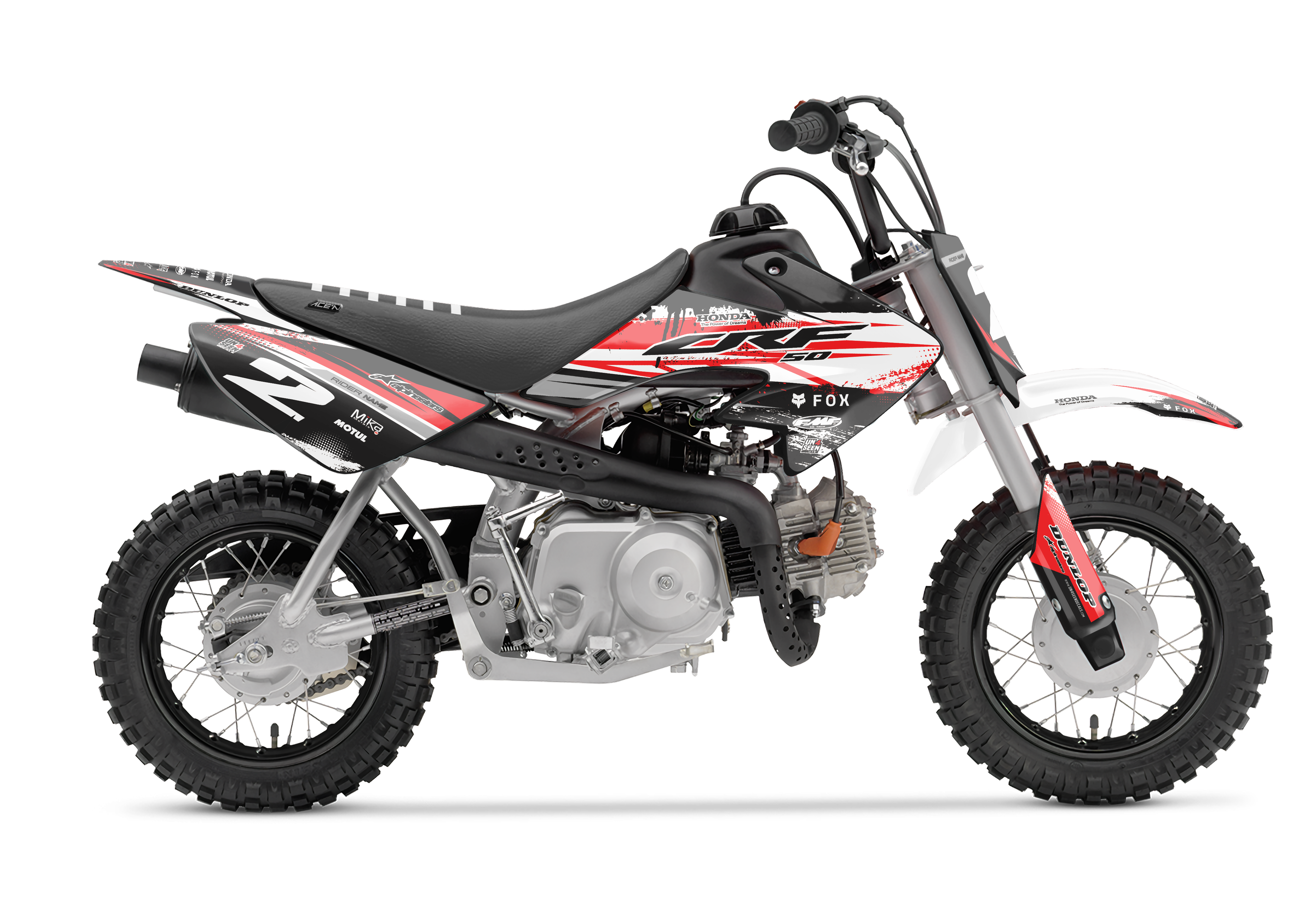 Crf50 Graphics Kit - Conduct Red