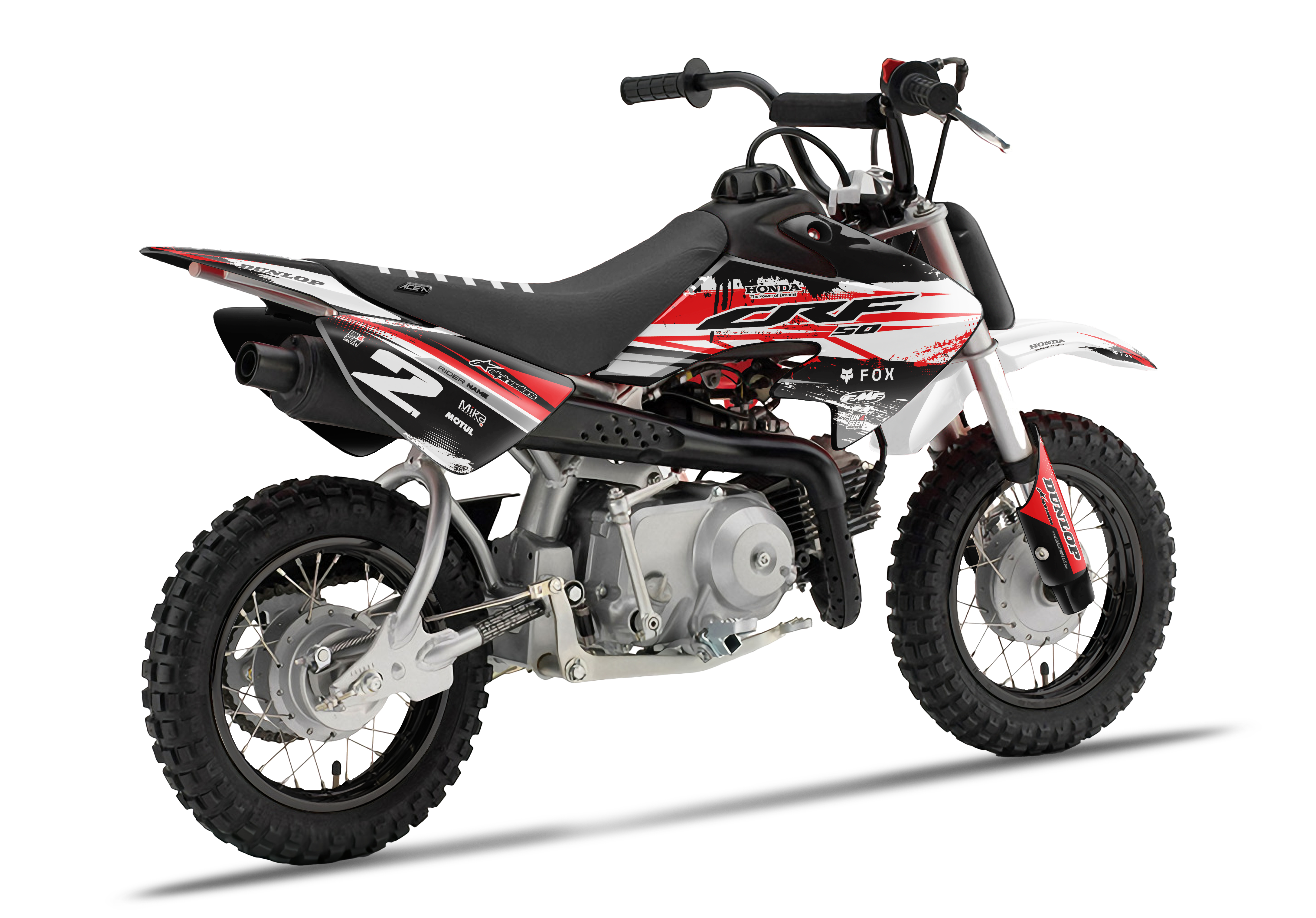 Crf50 Graphics Kit - Conduct Red
