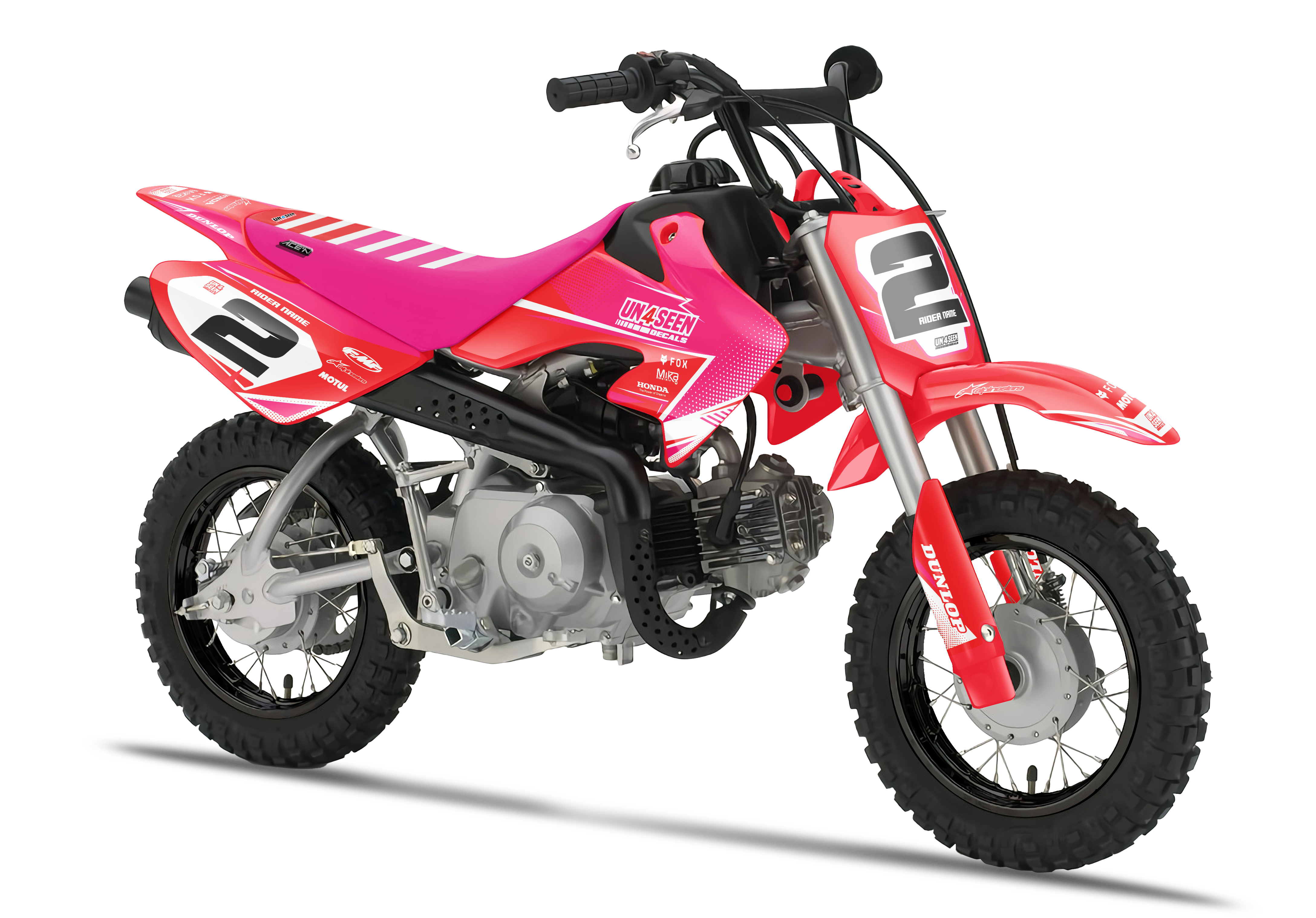 Crf50 Graphics Kit - Hammer Pink