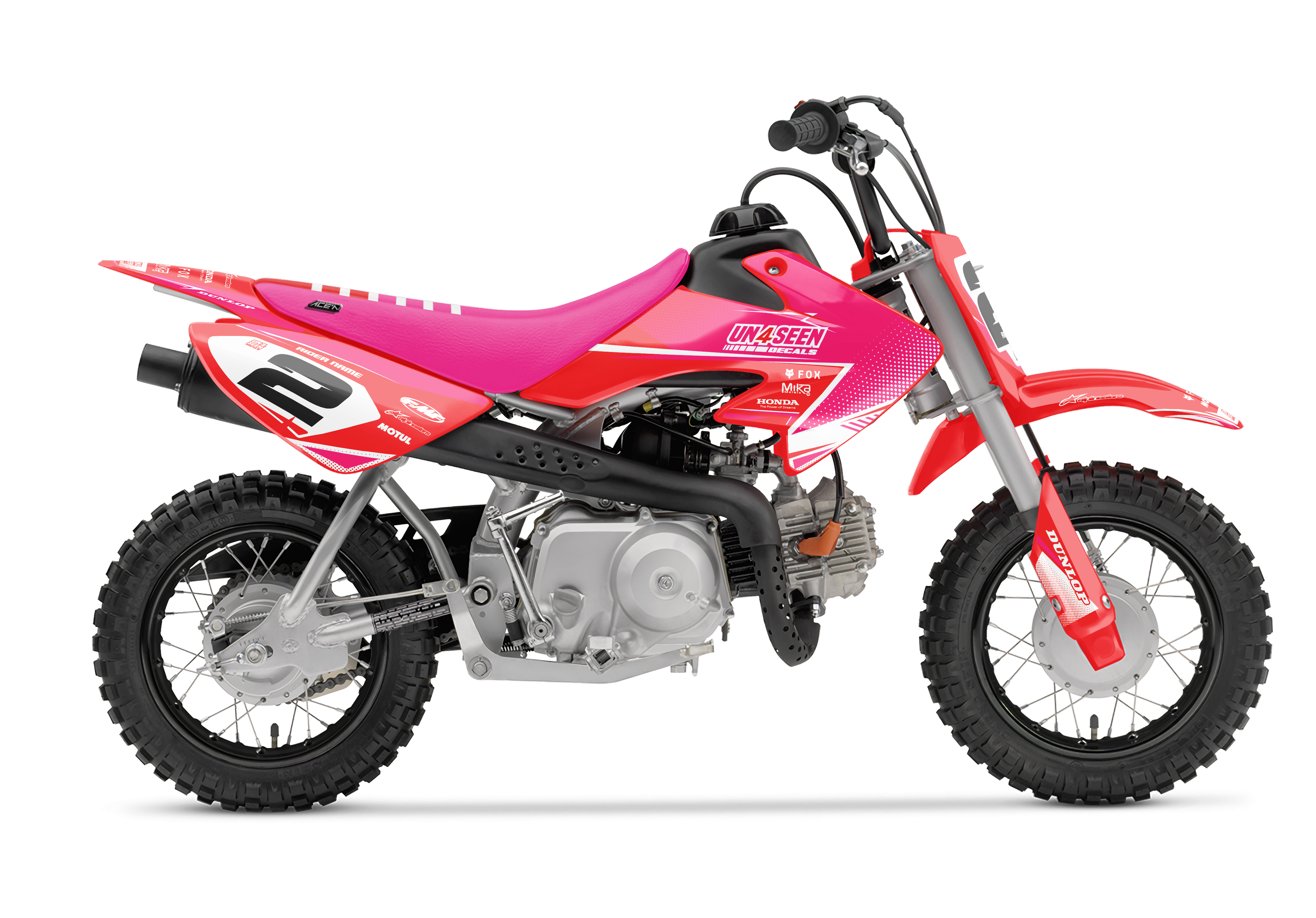Crf50 Graphics Kit - Hammer Pink