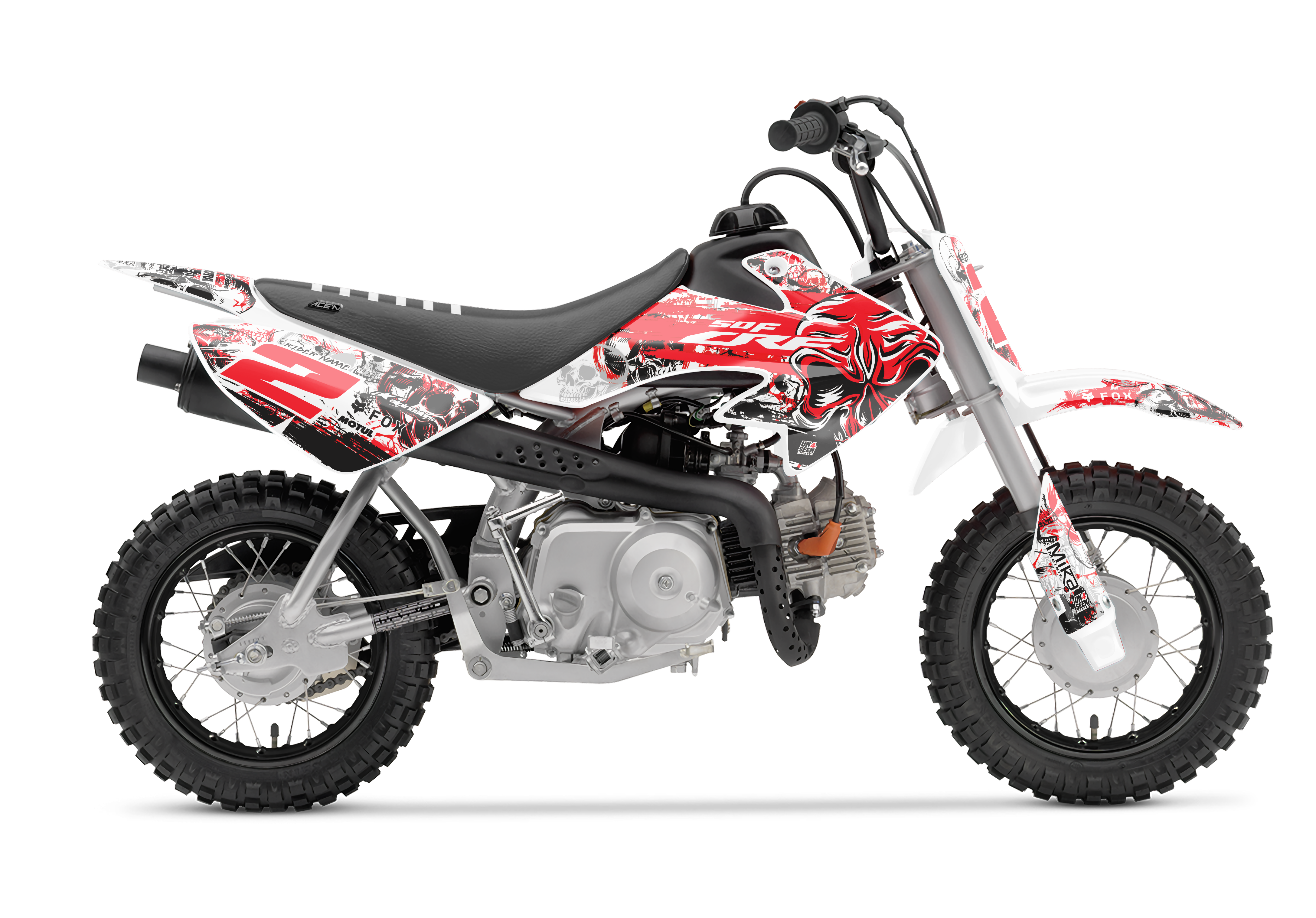Crf50 Graphics Kit - Skulls & Speed