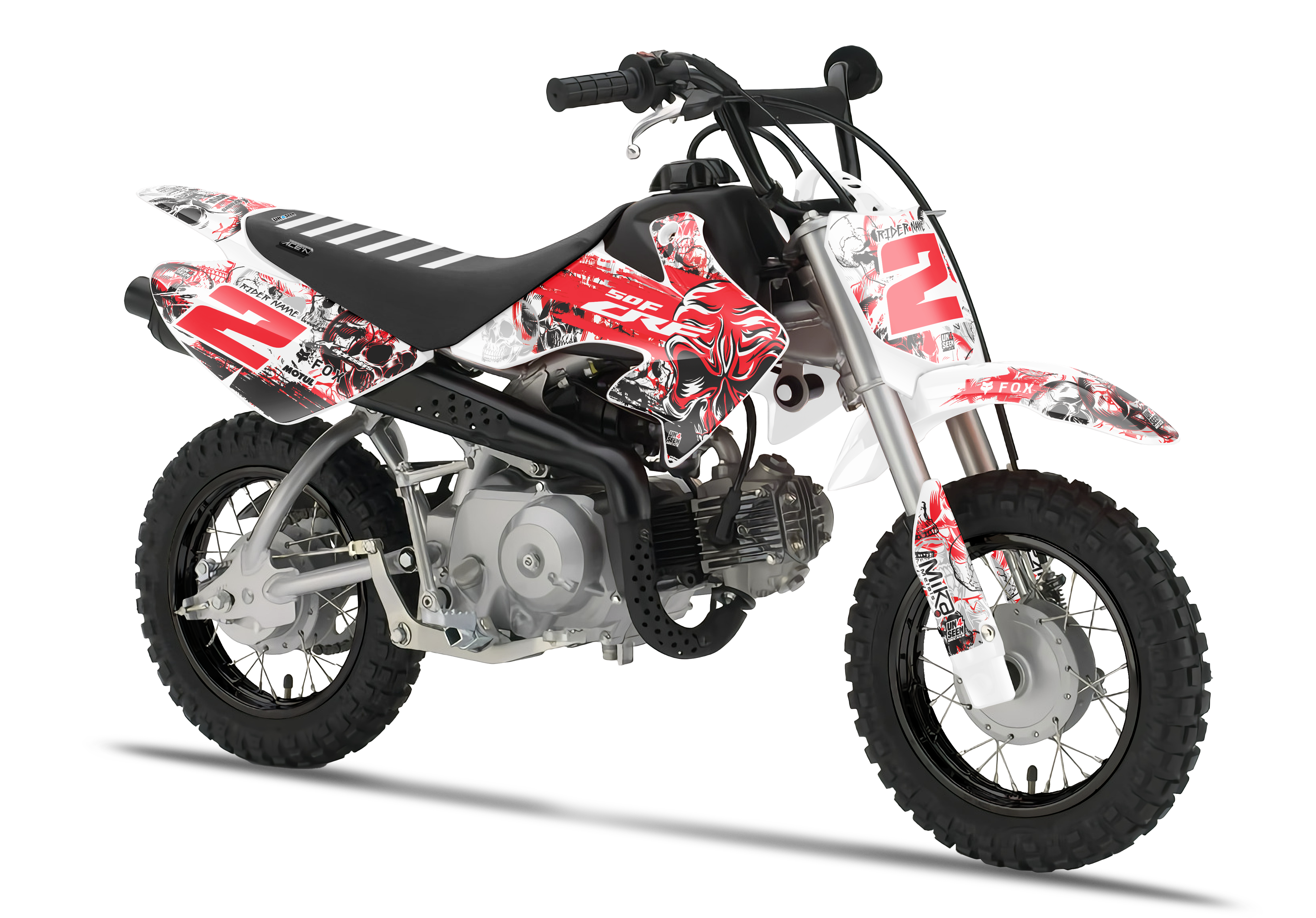 Crf50 Graphics Kit - Skulls & Speed