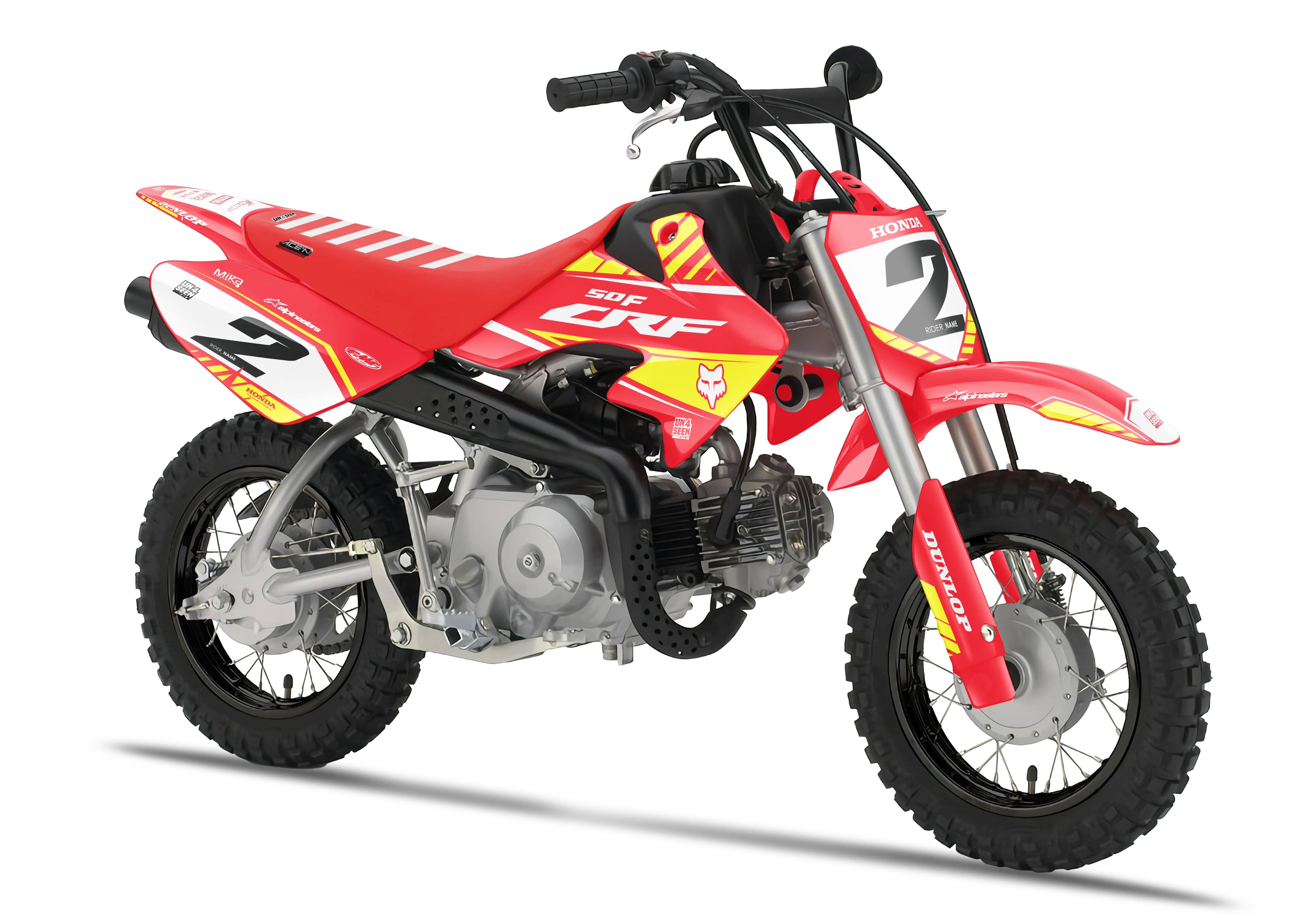 Crf50 Graphics Kit - Grovel Red