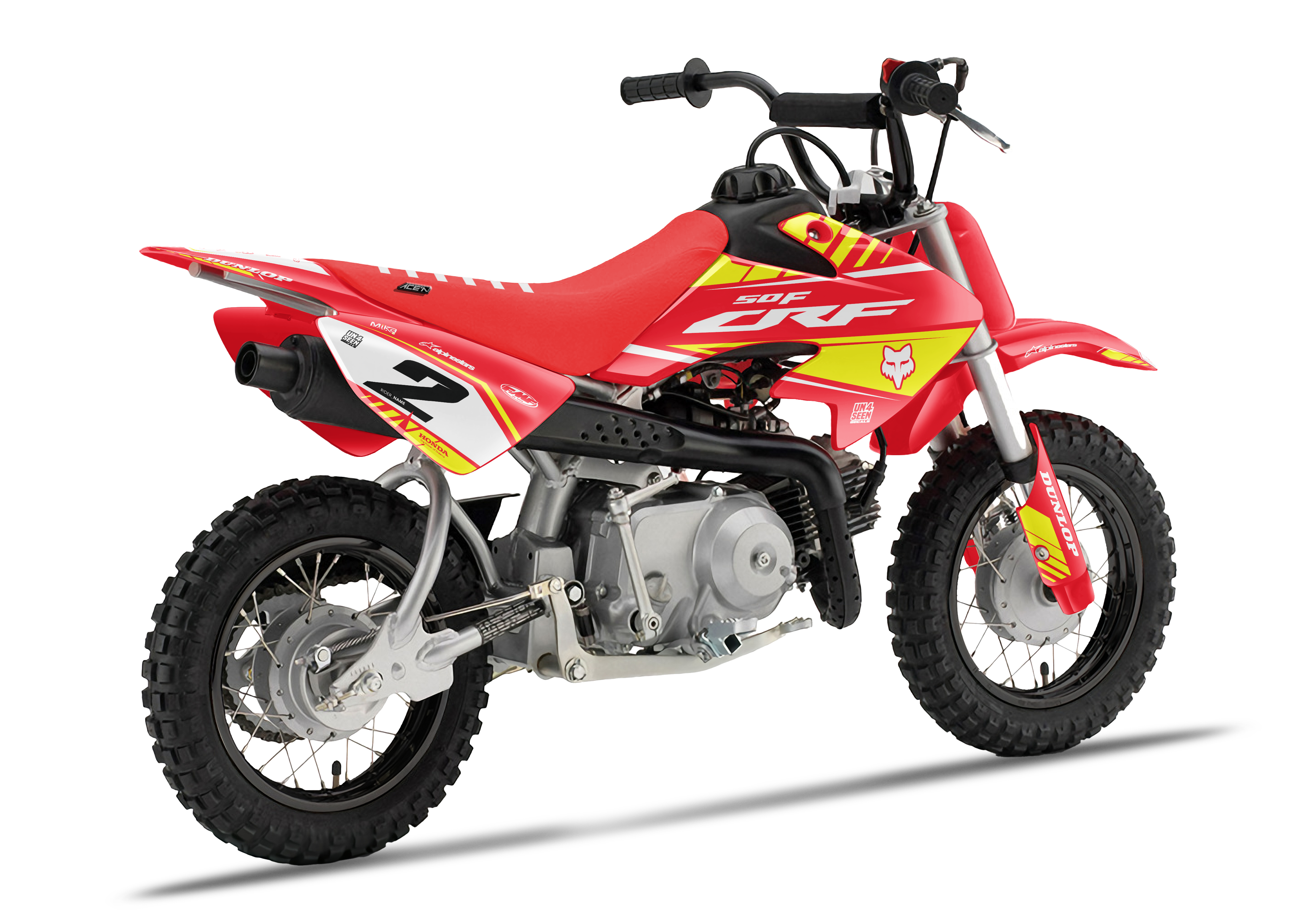 Crf50 Graphics Kit - Grovel Red