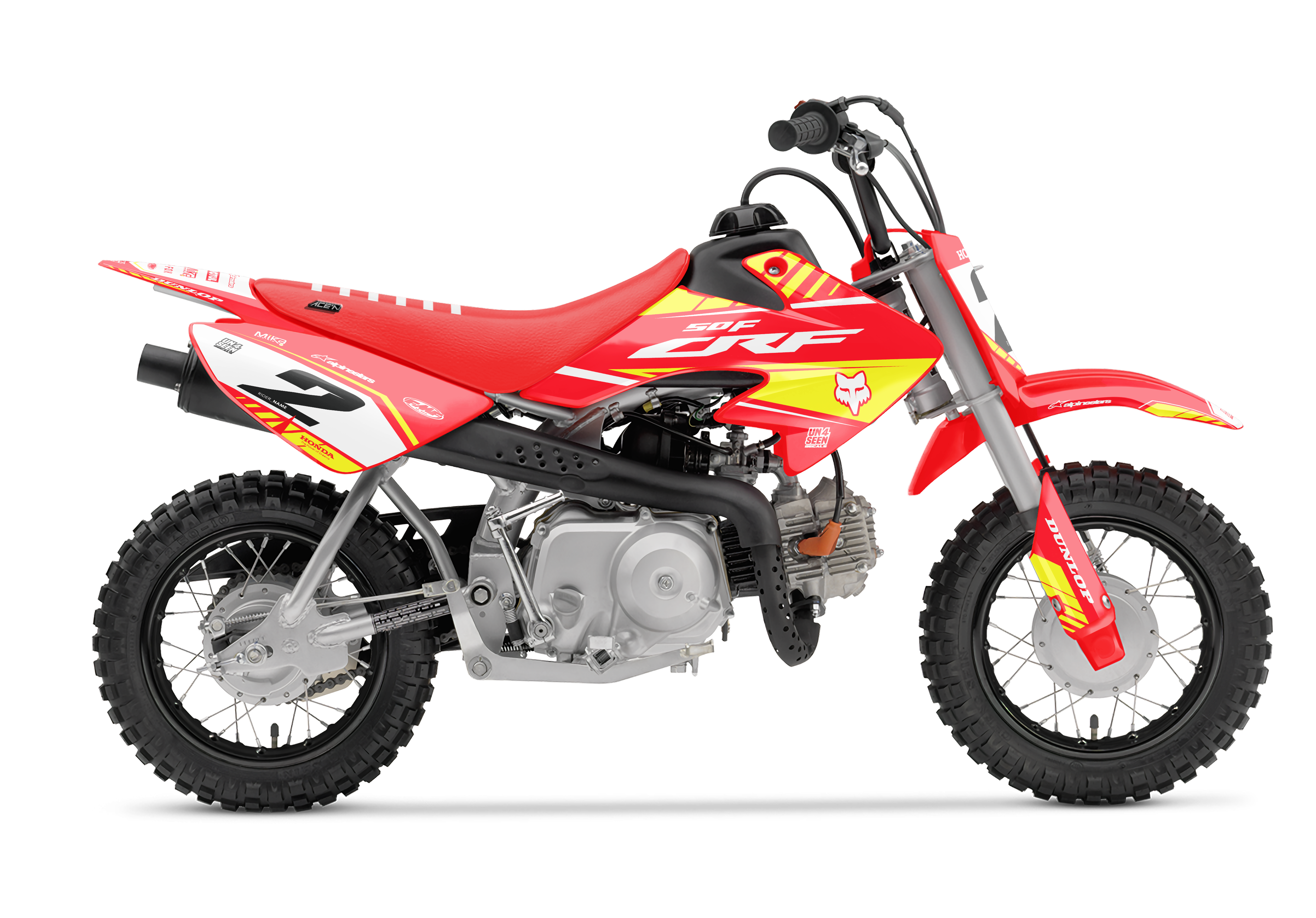 Crf50 Graphics Kit - Grovel Red
