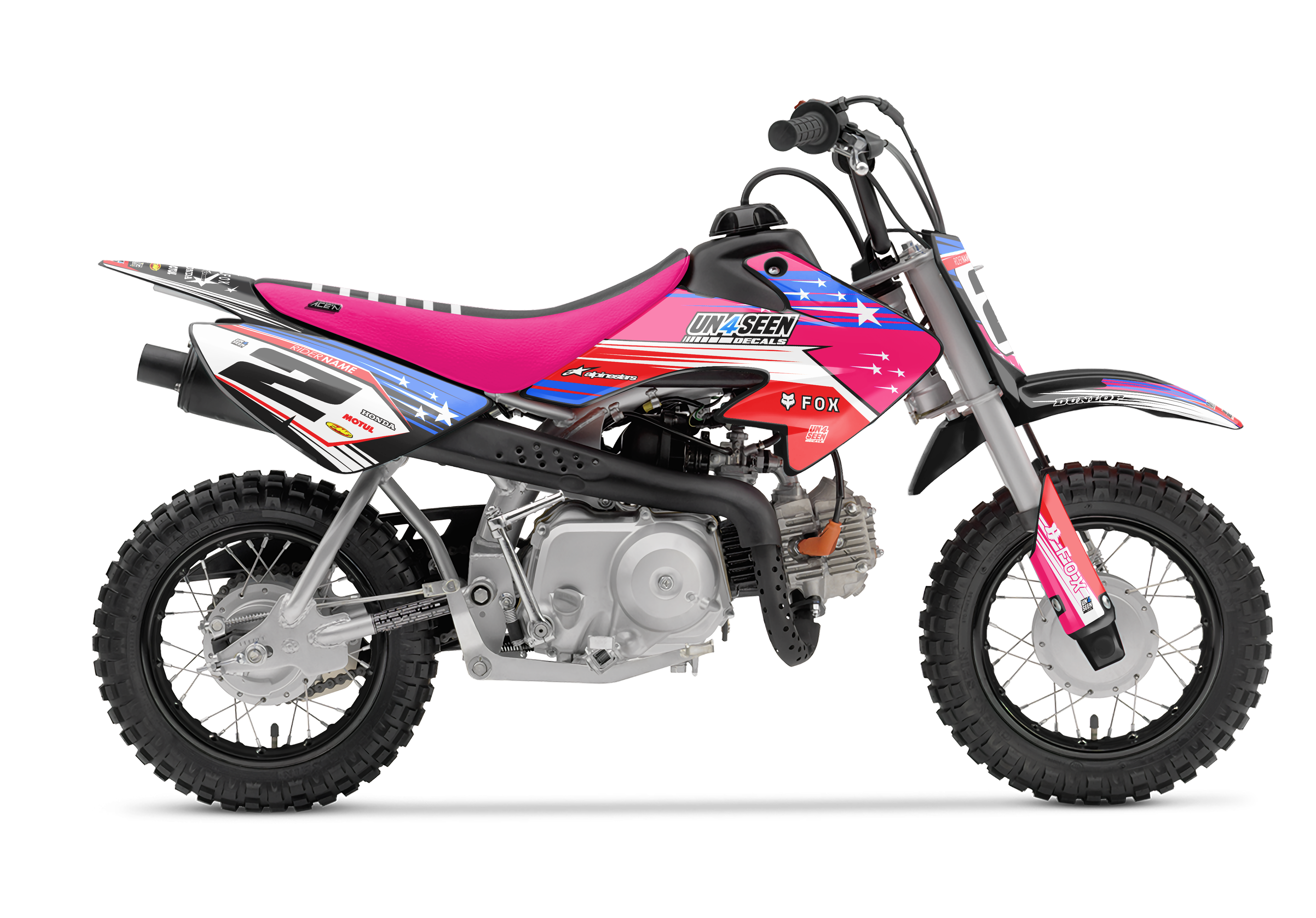 Crf50 Graphics Kit - Sky Pink