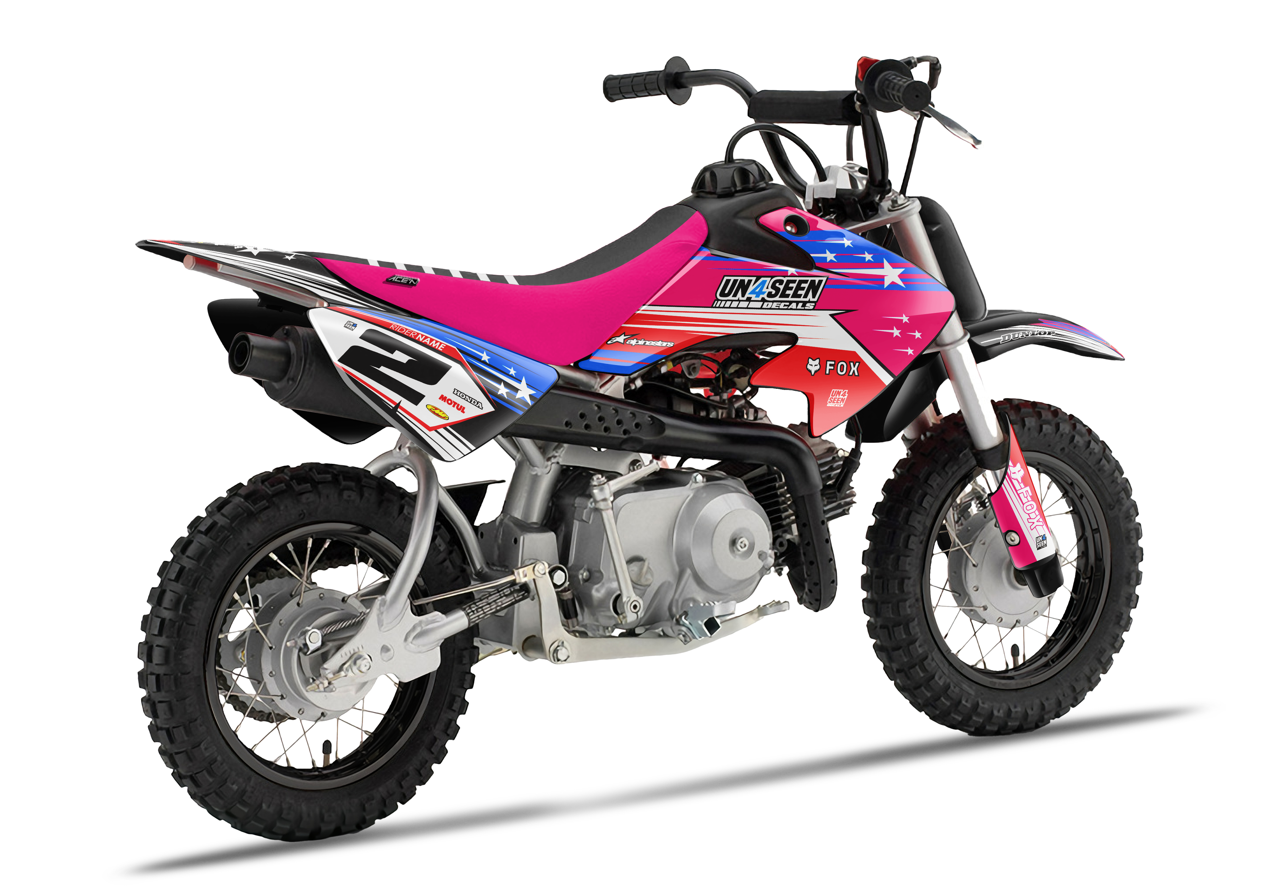 Crf50 Graphics Kit - Sky Pink