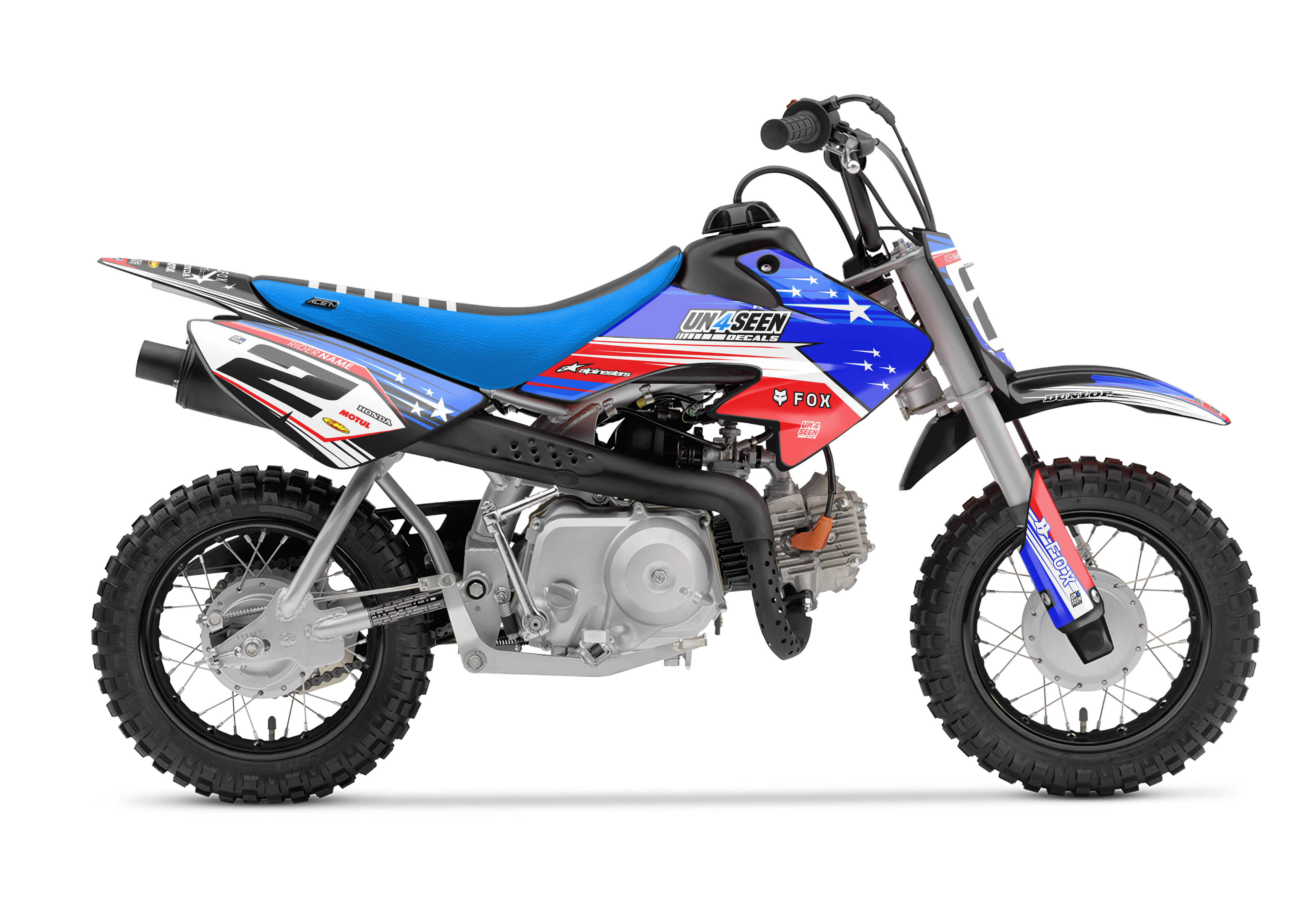 Crf50 Graphics Kit - Sky Red