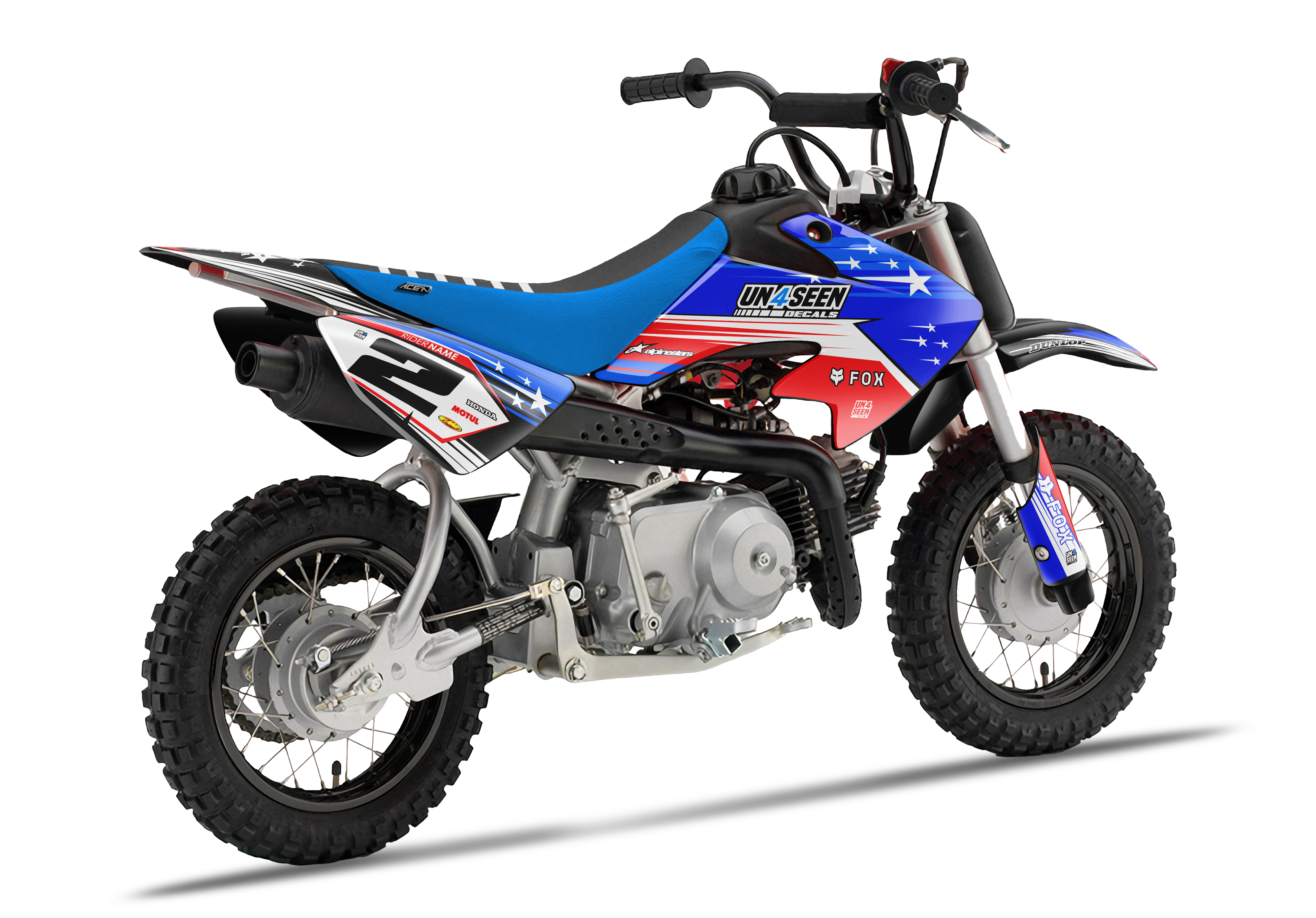 Crf50 Graphics Kit - Sky Red
