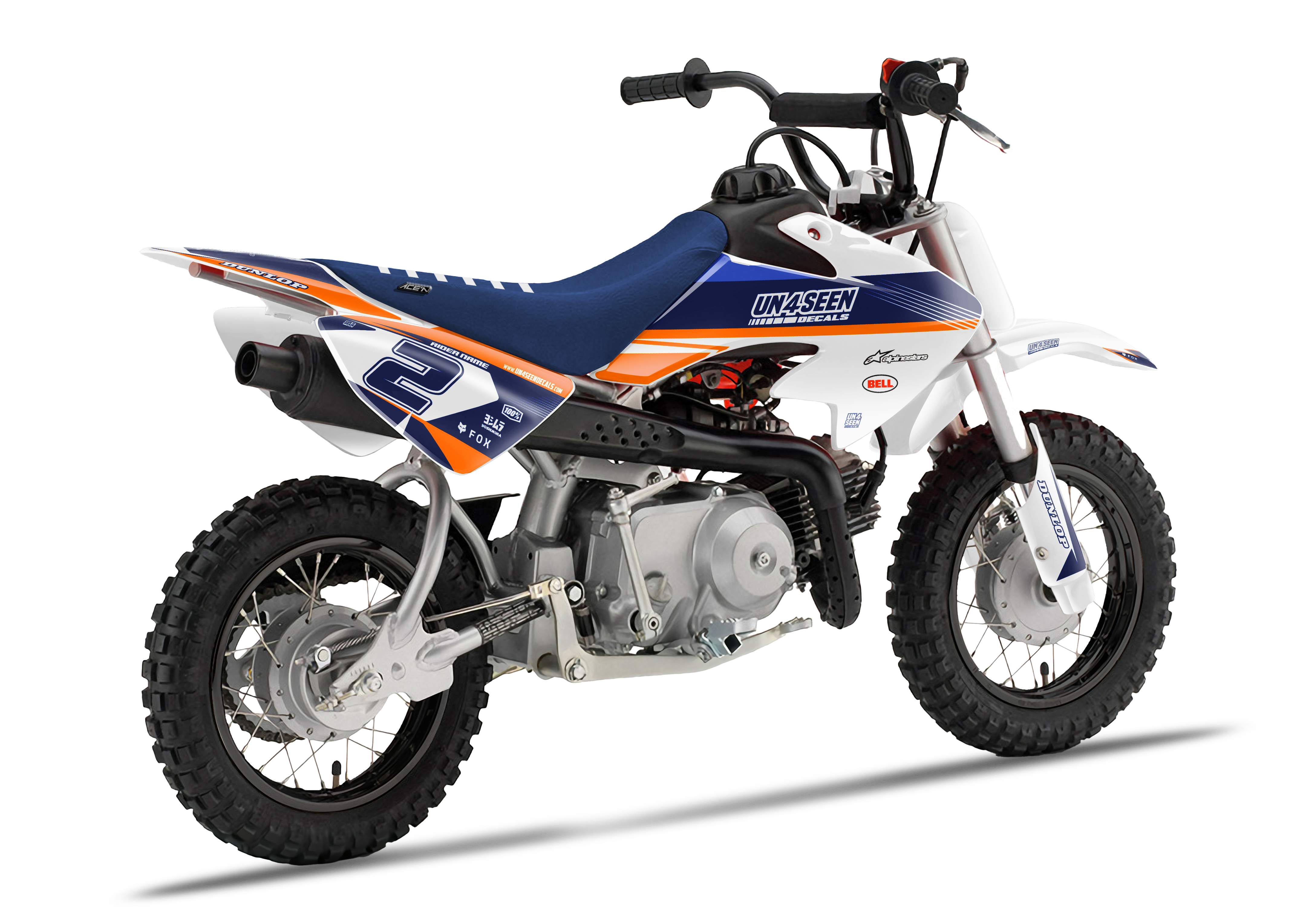 Crf50 Graphics Kit - Swimmers Orange