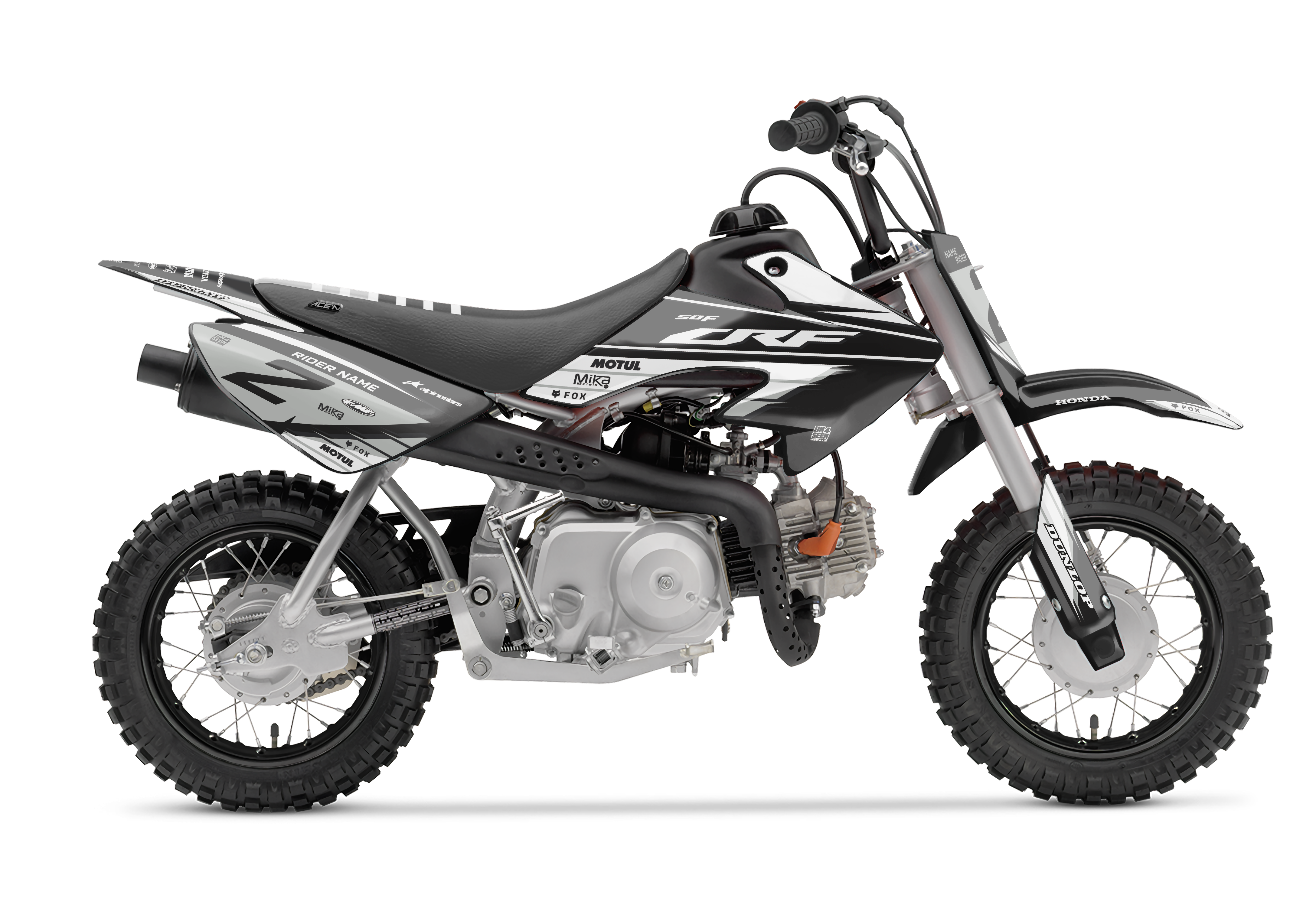 Crf50 Graphics Kit - Wings Black