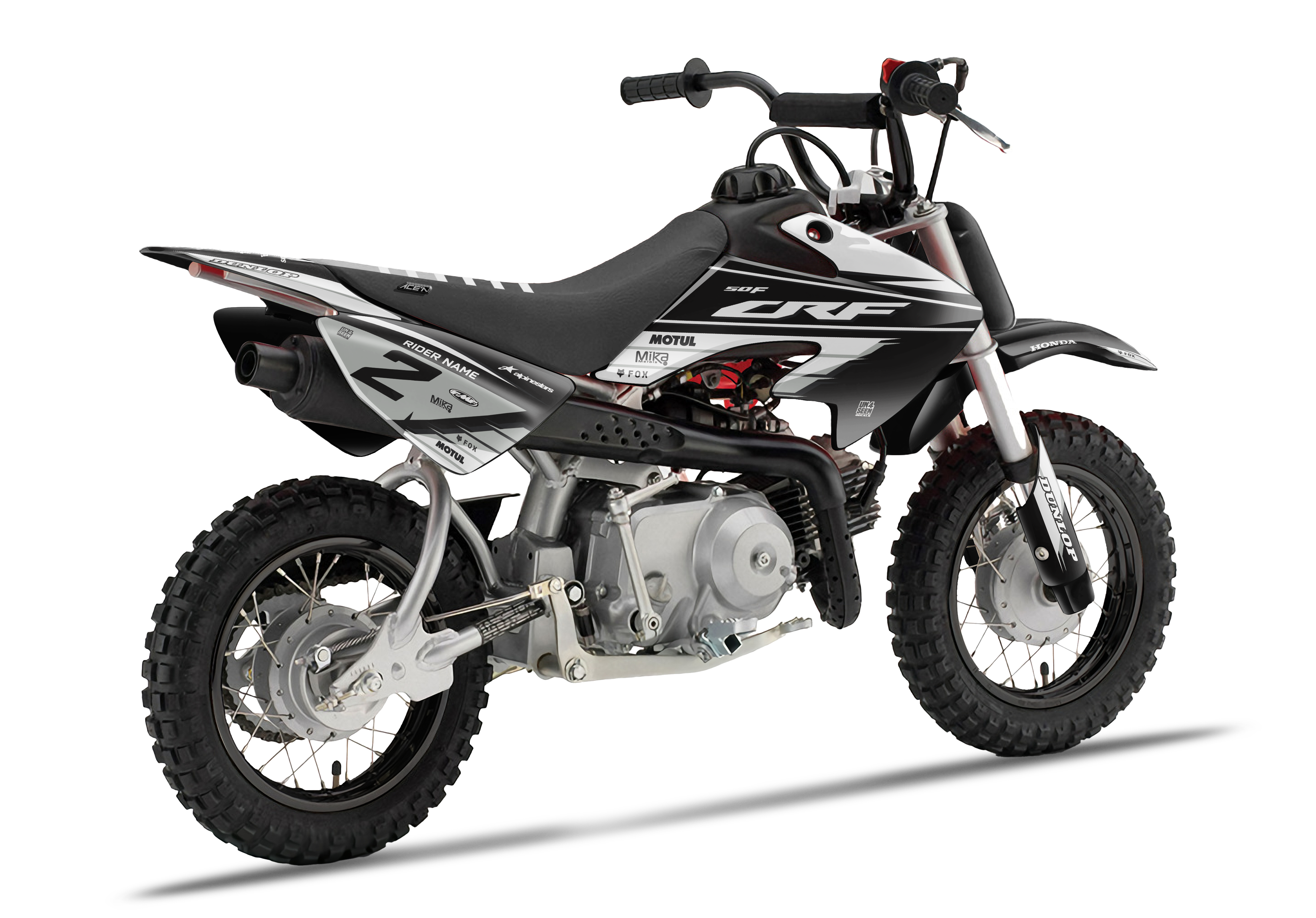 Crf50 Graphics Kit - Wings Black