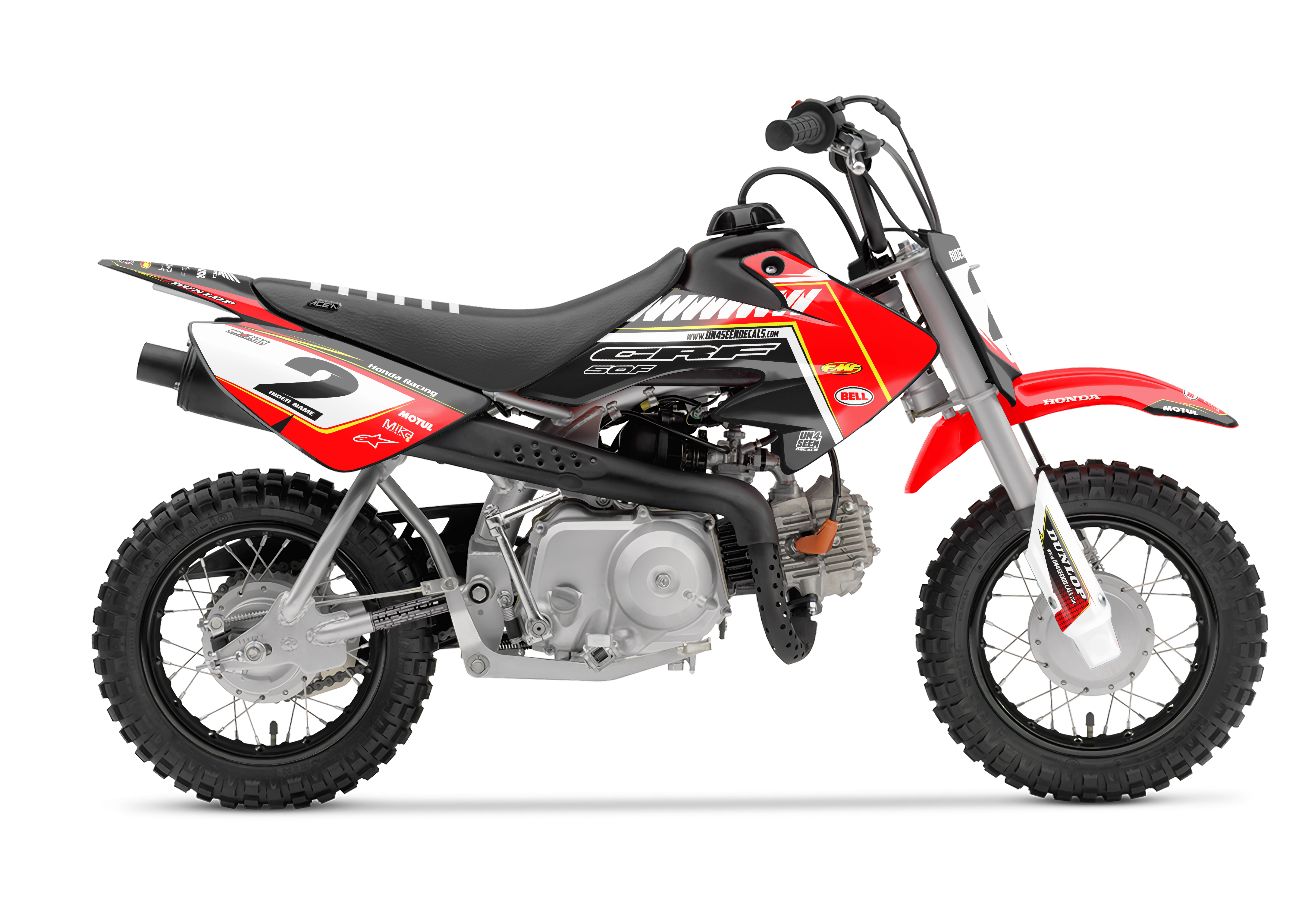 Crf50 Graphics Kit - Zip Red