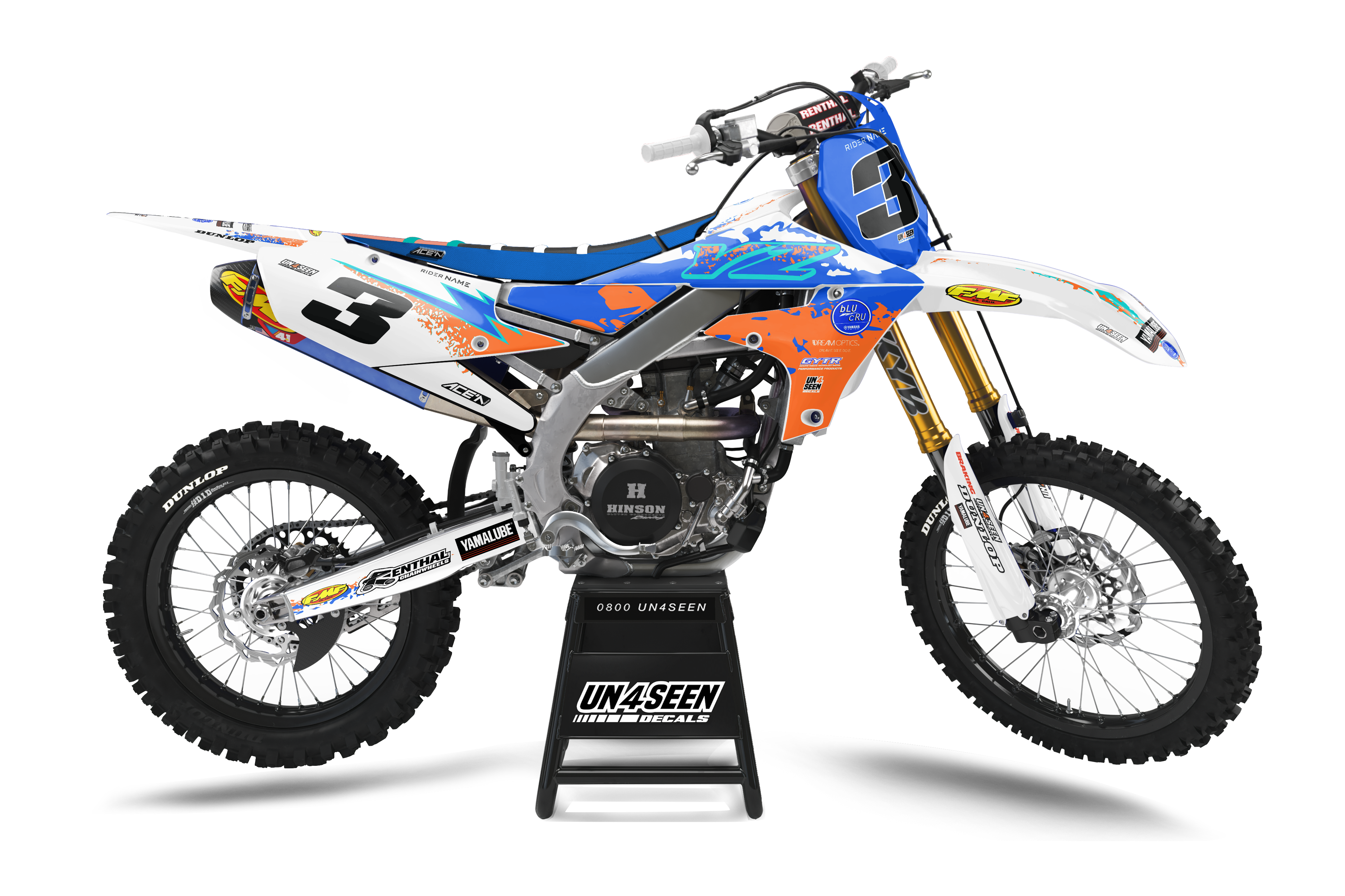 Yamaha Graphics Kit - Hazzy Orange