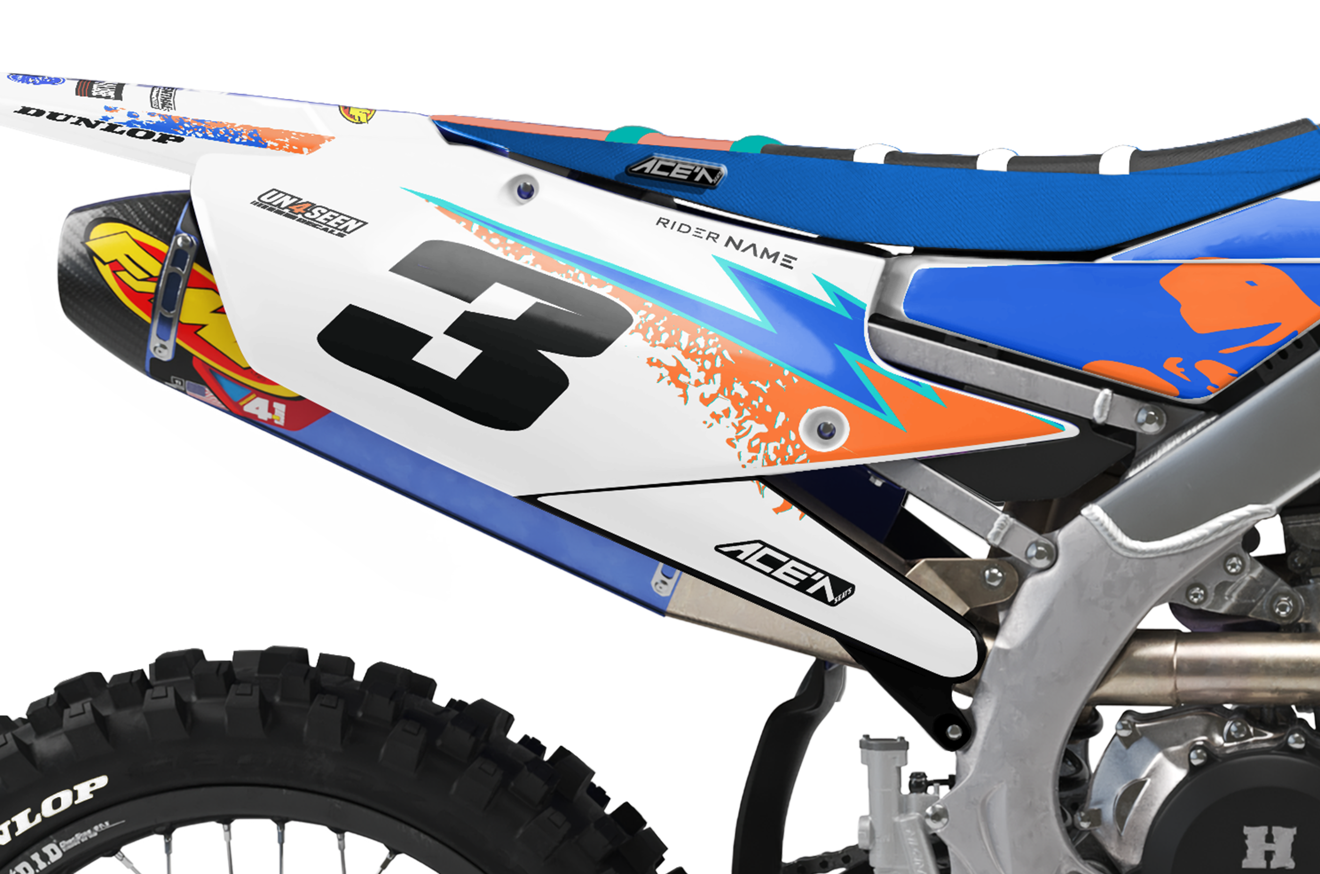 Yamaha Graphics Kit - Hazzy Orange