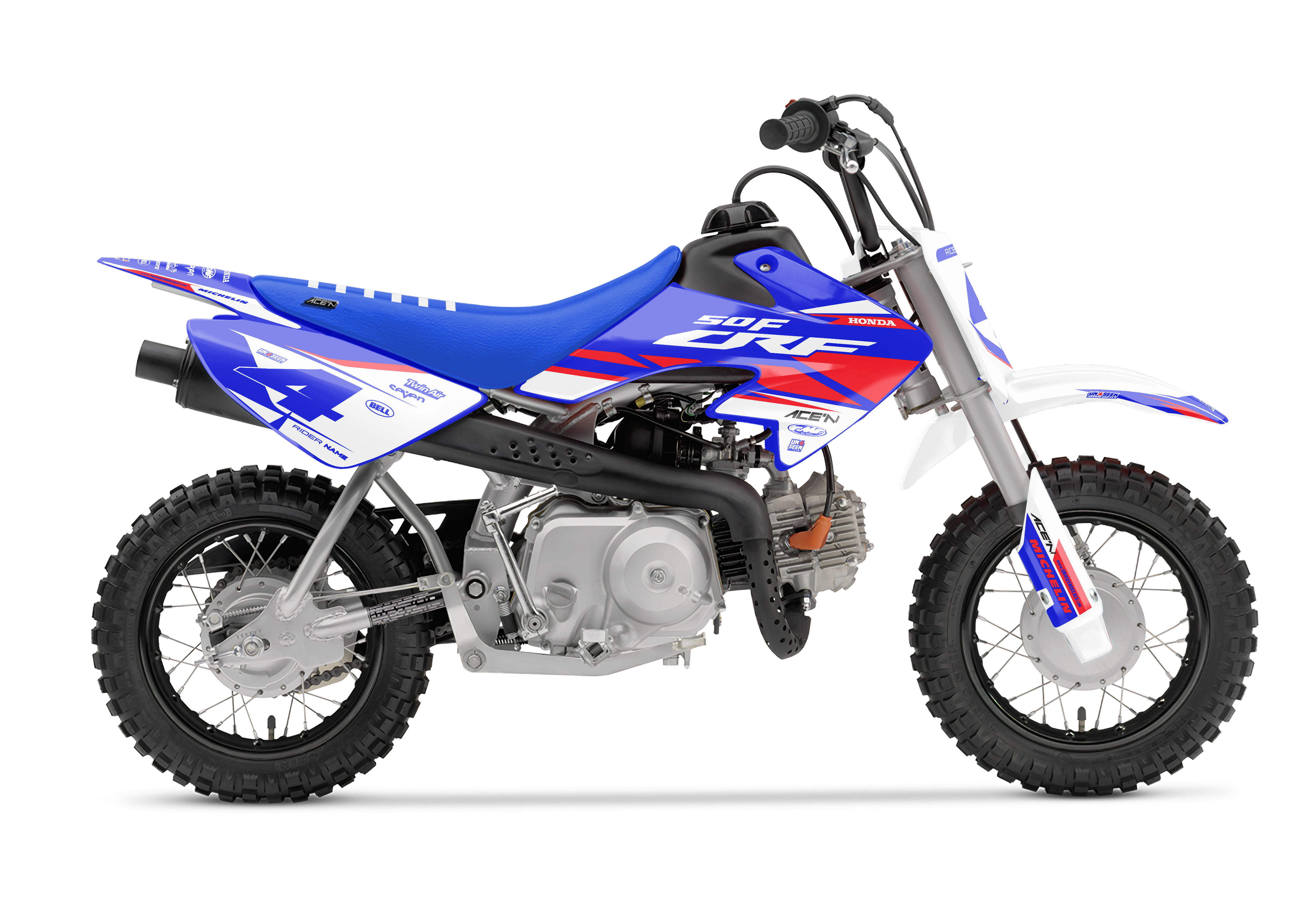 Crf50 Graphics Kit - Ceo Blue