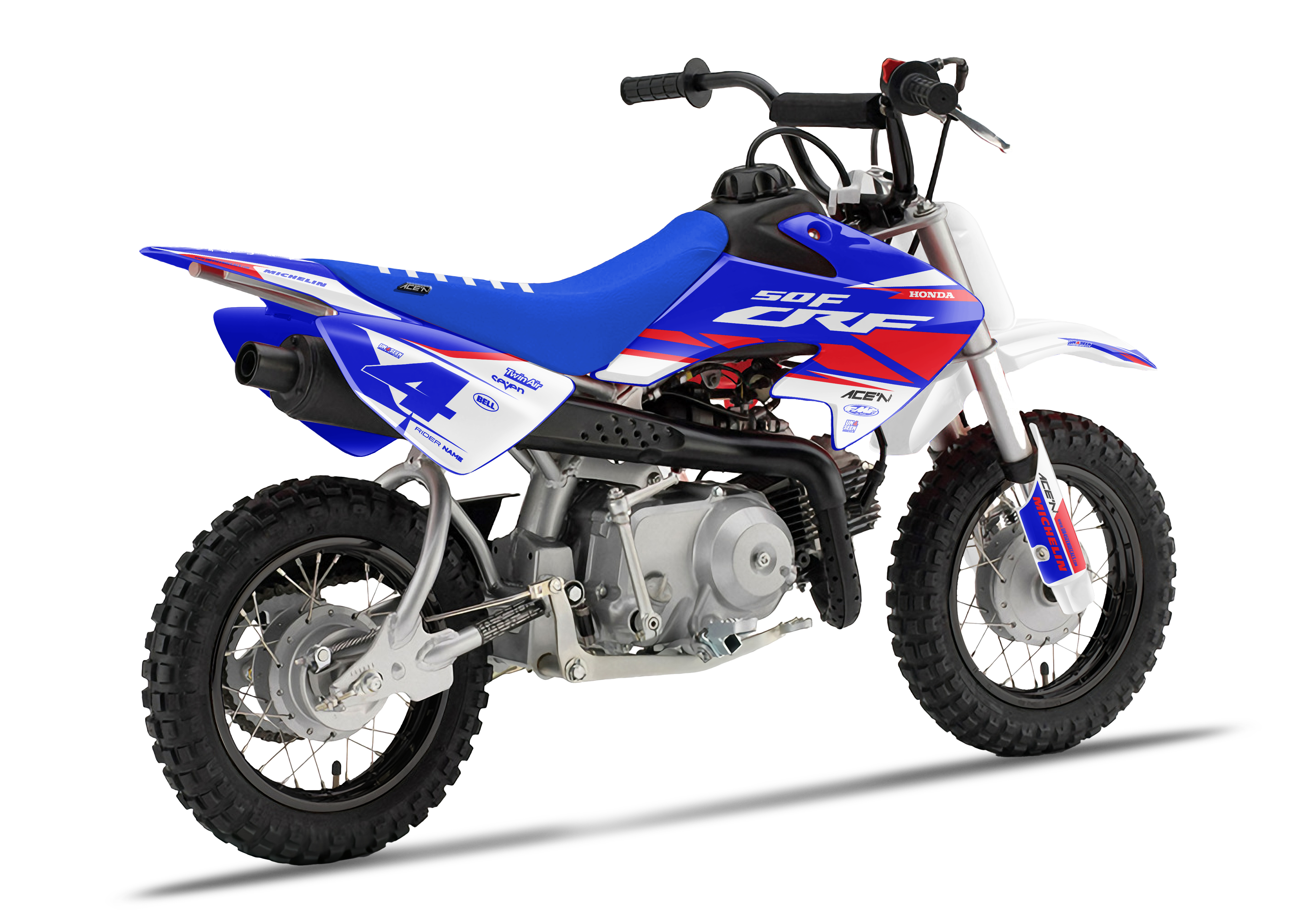 Crf50 Graphics Kit - Ceo Blue