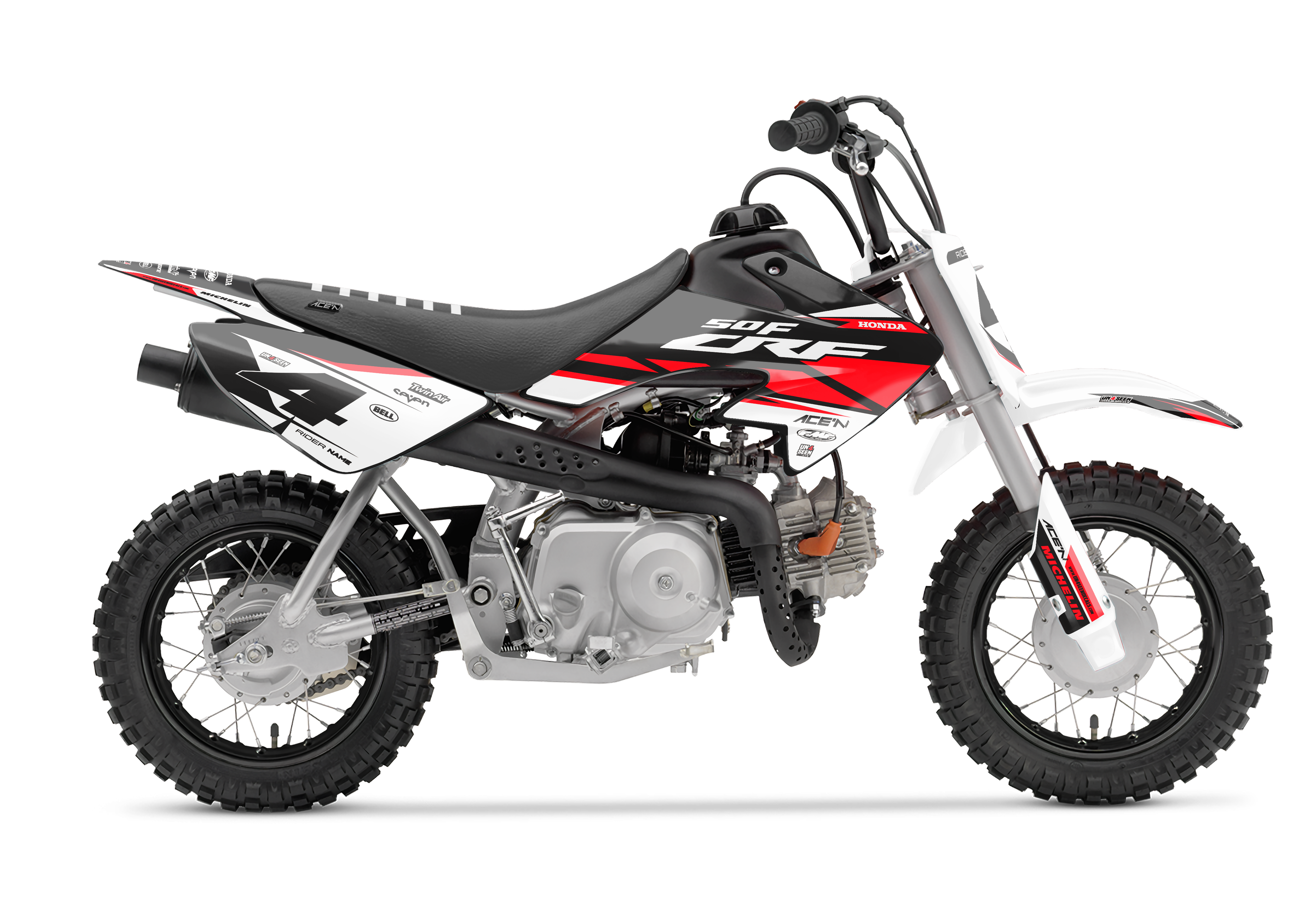Crf50 Graphics Kit - Ceo Red