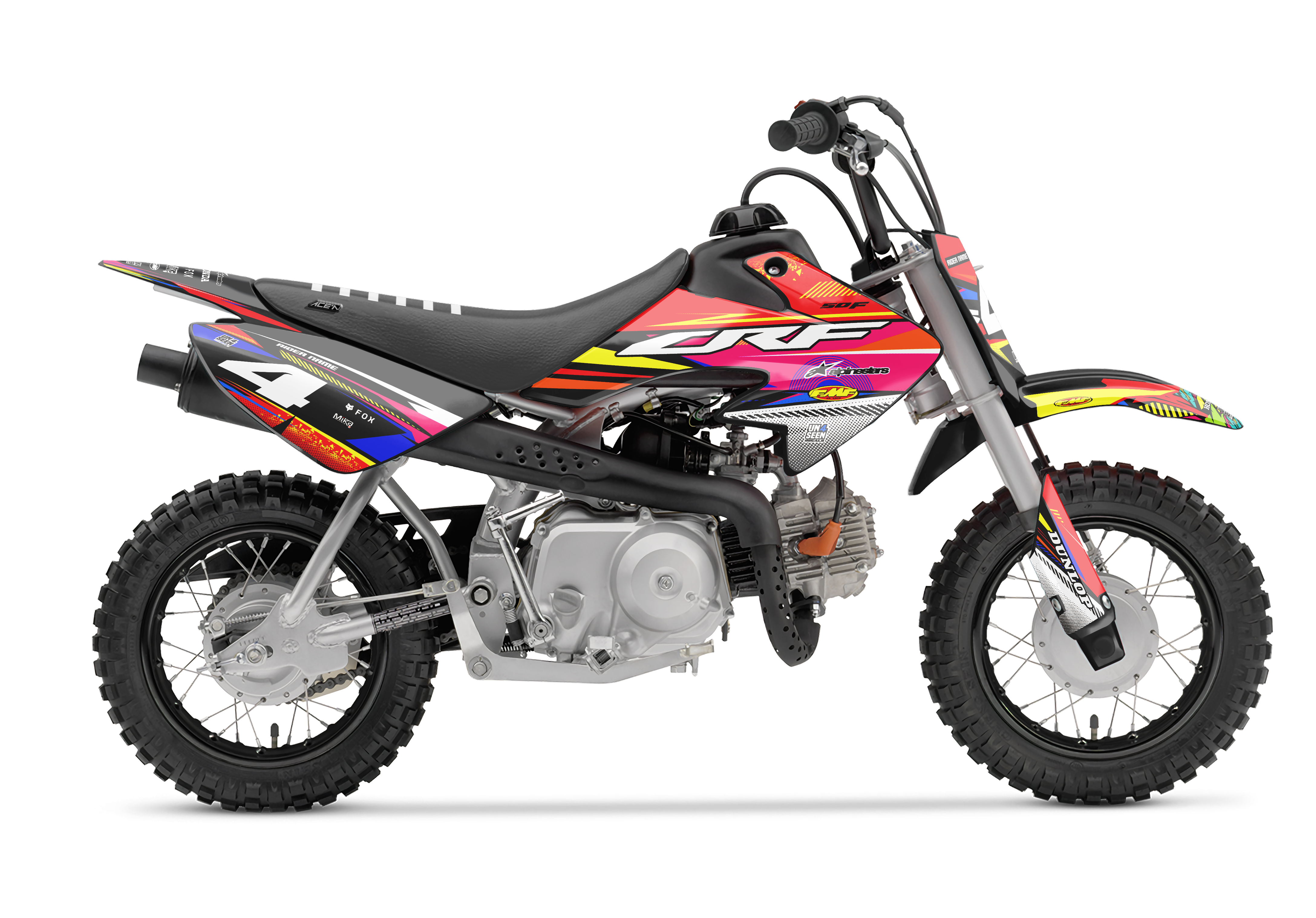 Honda Crf50 Graphics Kit - Radical